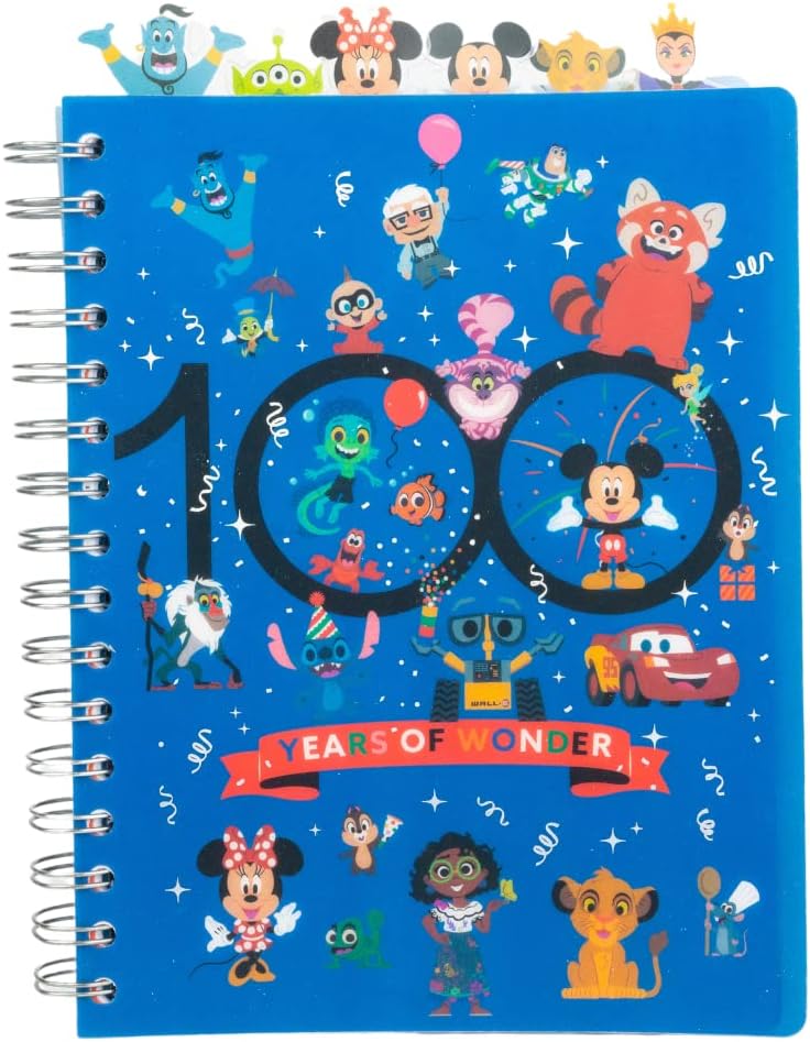 Cuaderno Disney 100 Años Con Separadores
