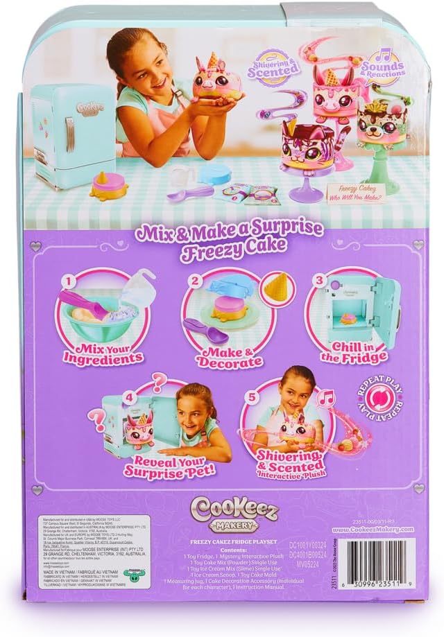 Cookeez Makery Freezy Cakez. Mezcla y decora a tu mejor amigo de peluche