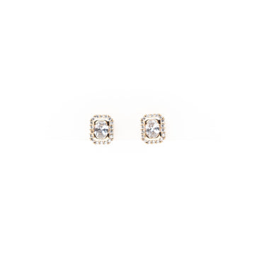 Aretes Cuadrados De Circonia