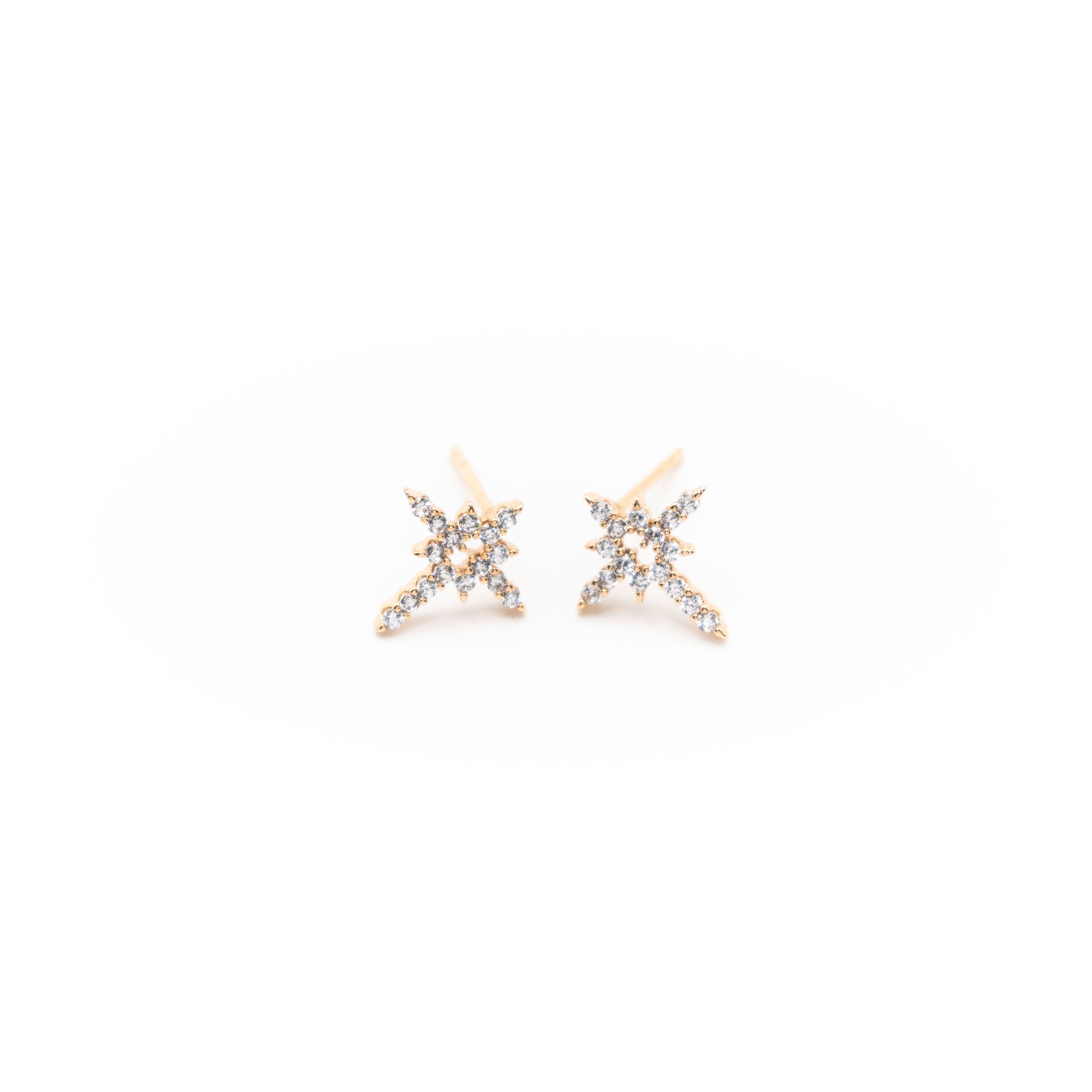 Aretes De Cruz Strass