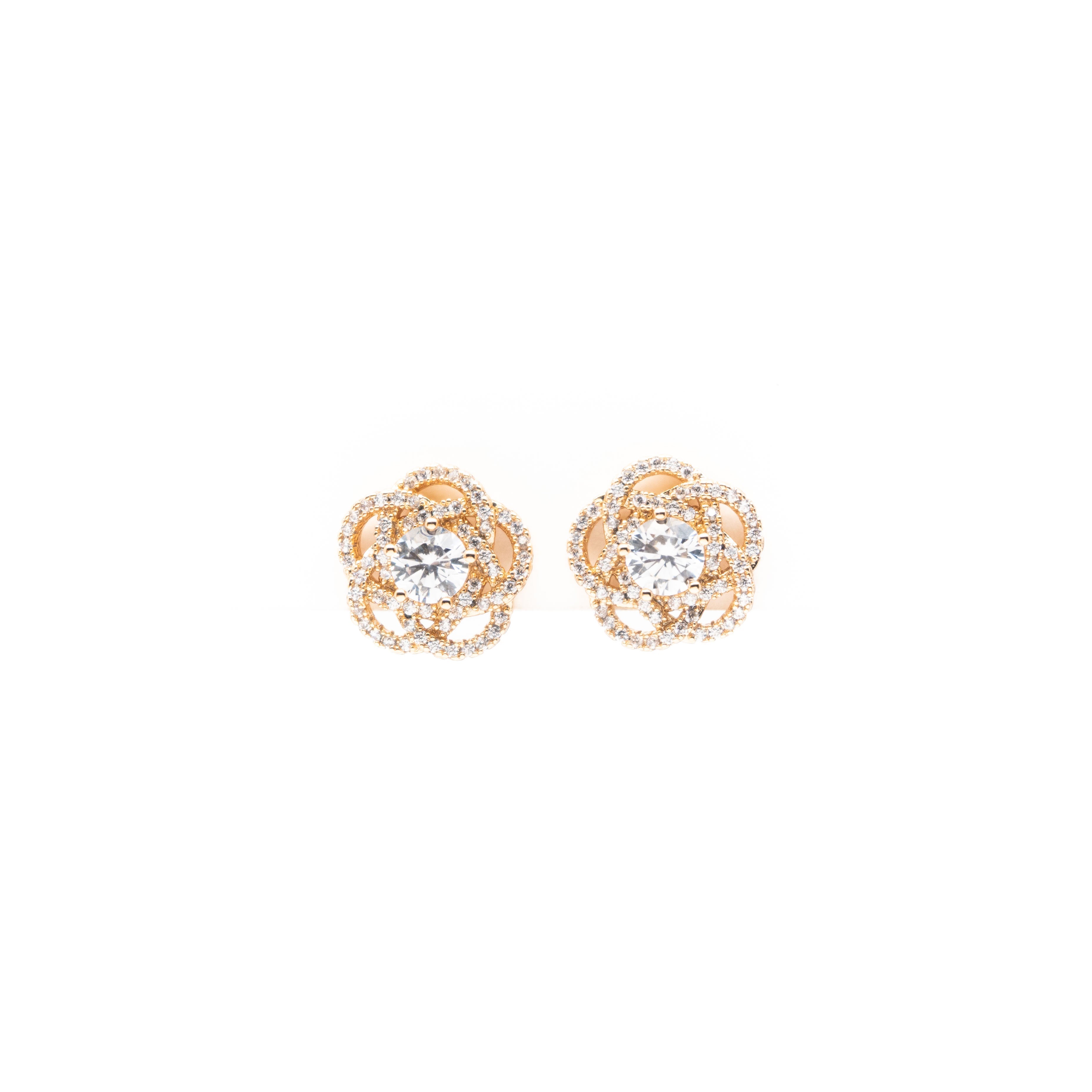 Aretes Entrelazados Strass