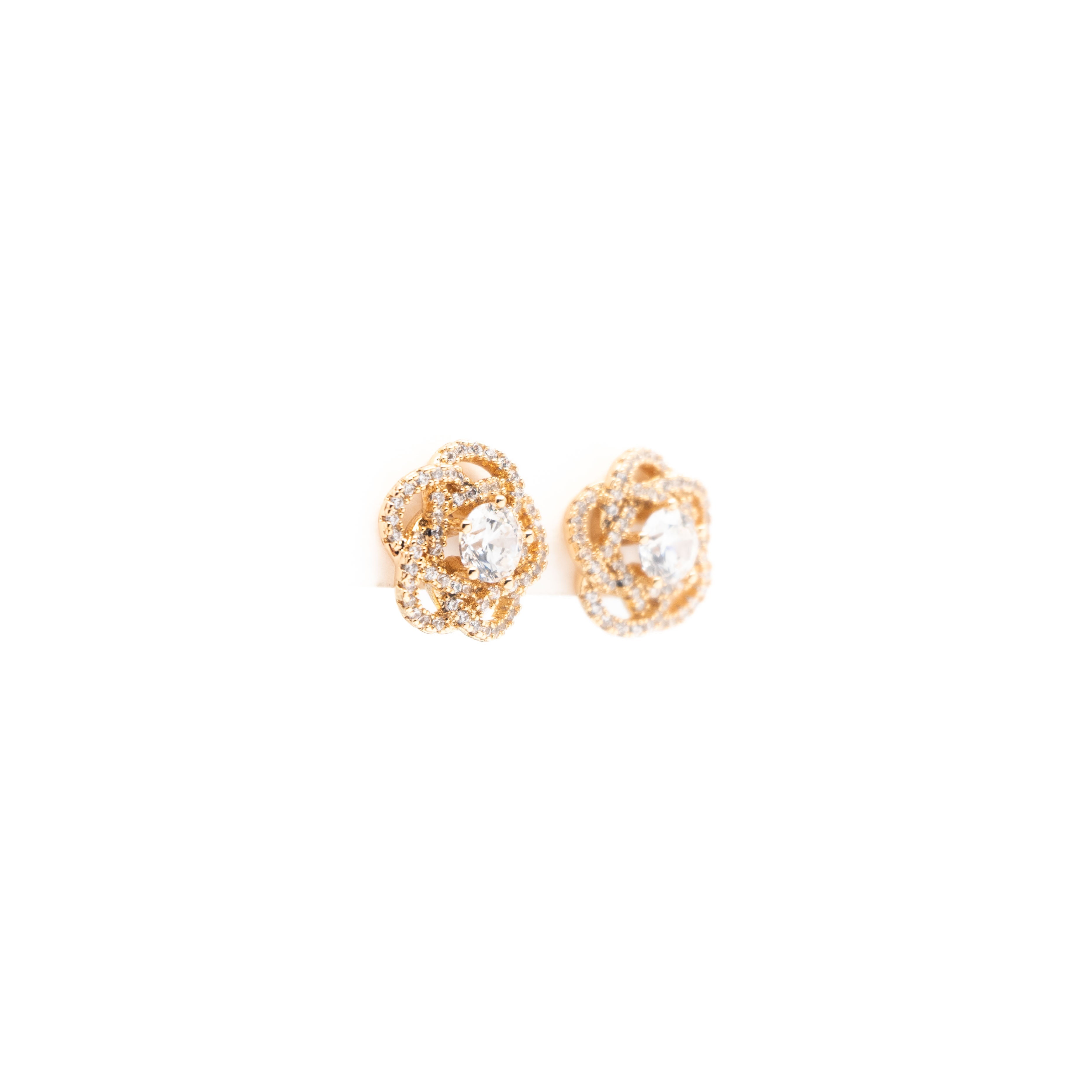 Aretes Entrelazados Strass