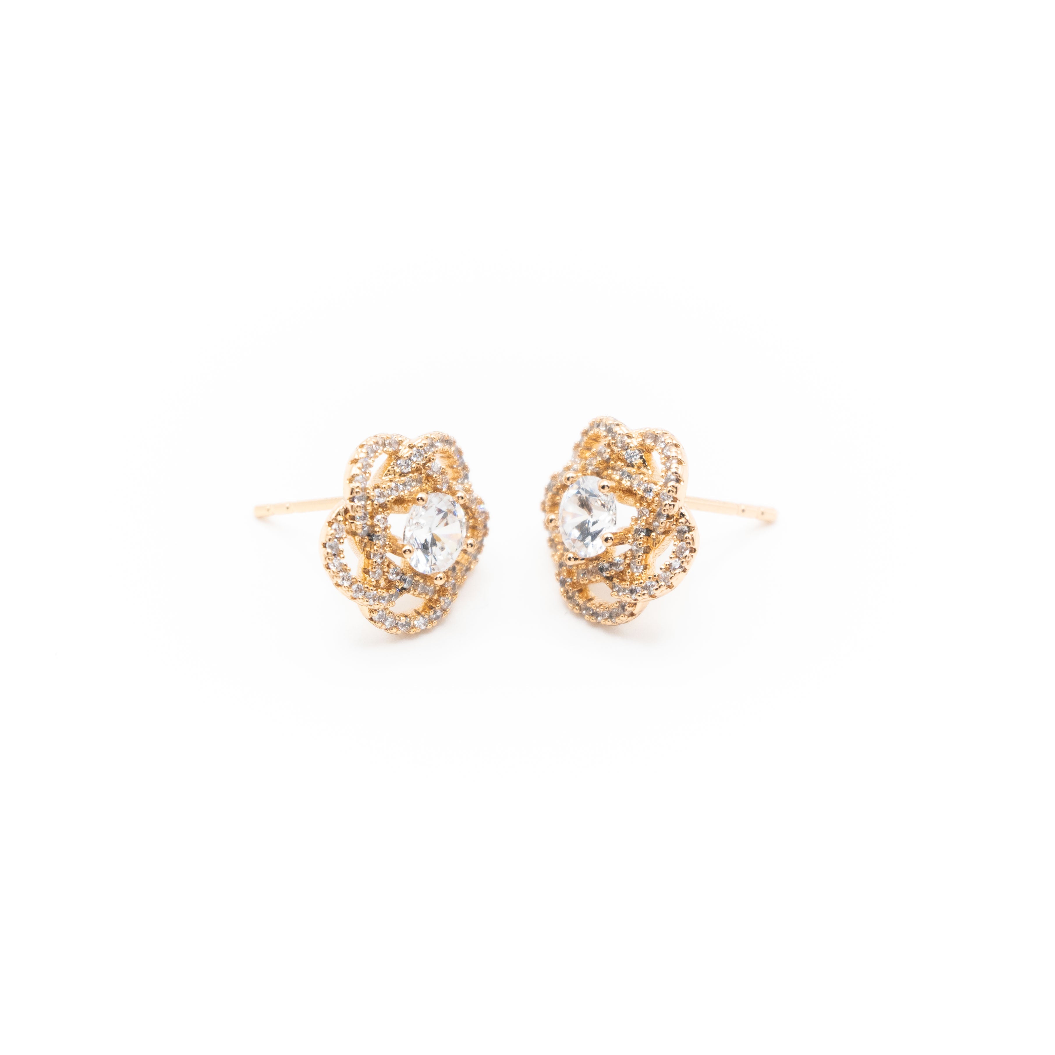 Aretes Entrelazados Strass