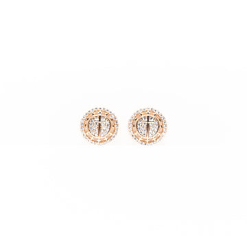 Aretes Circulares De Cruz
