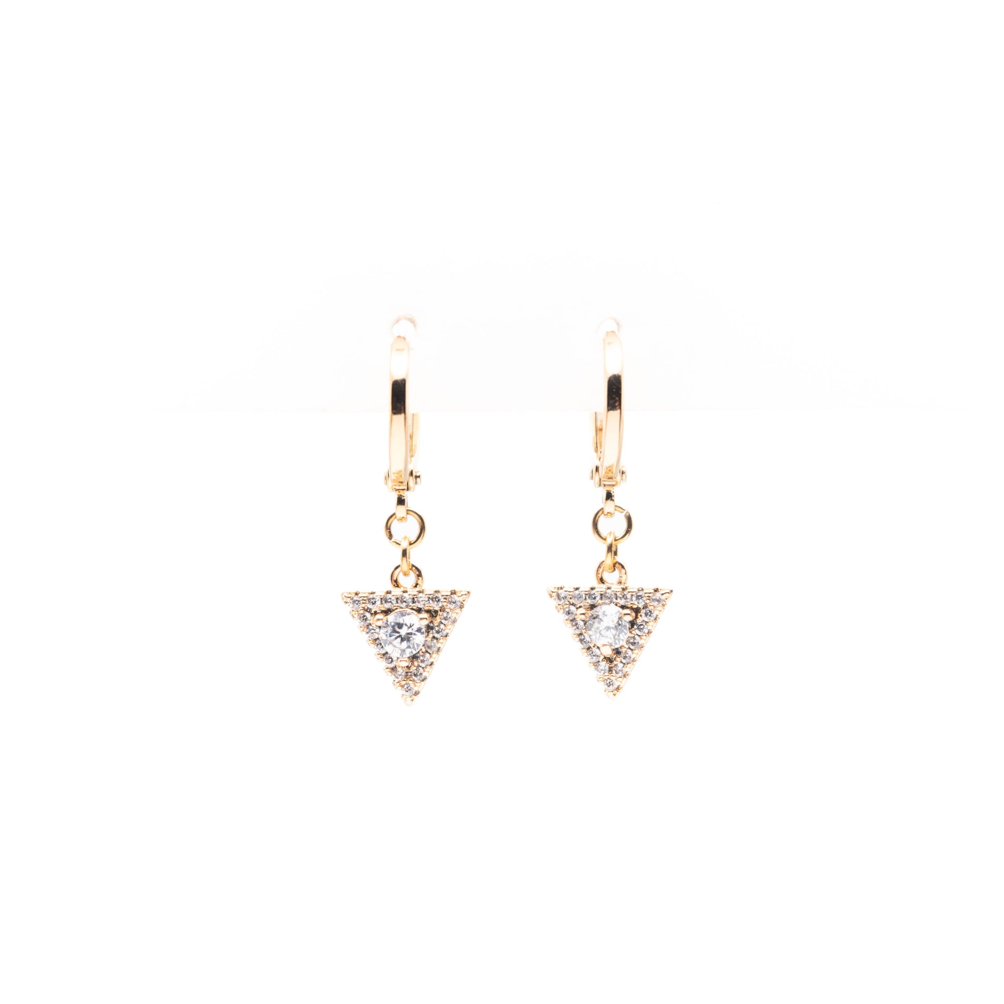 Aretes De Triángulos Colgantes