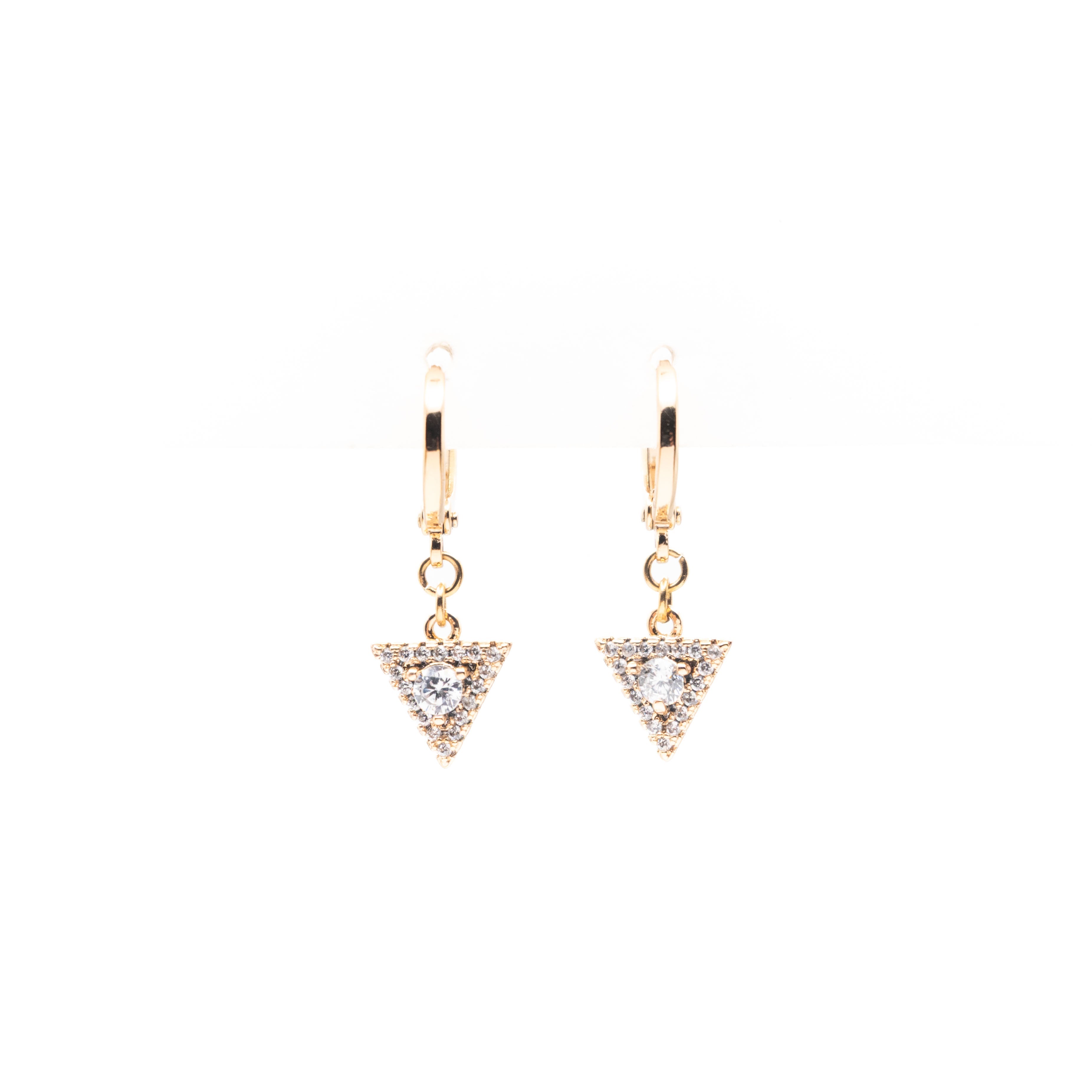 Aretes De Triángulos Colgantes