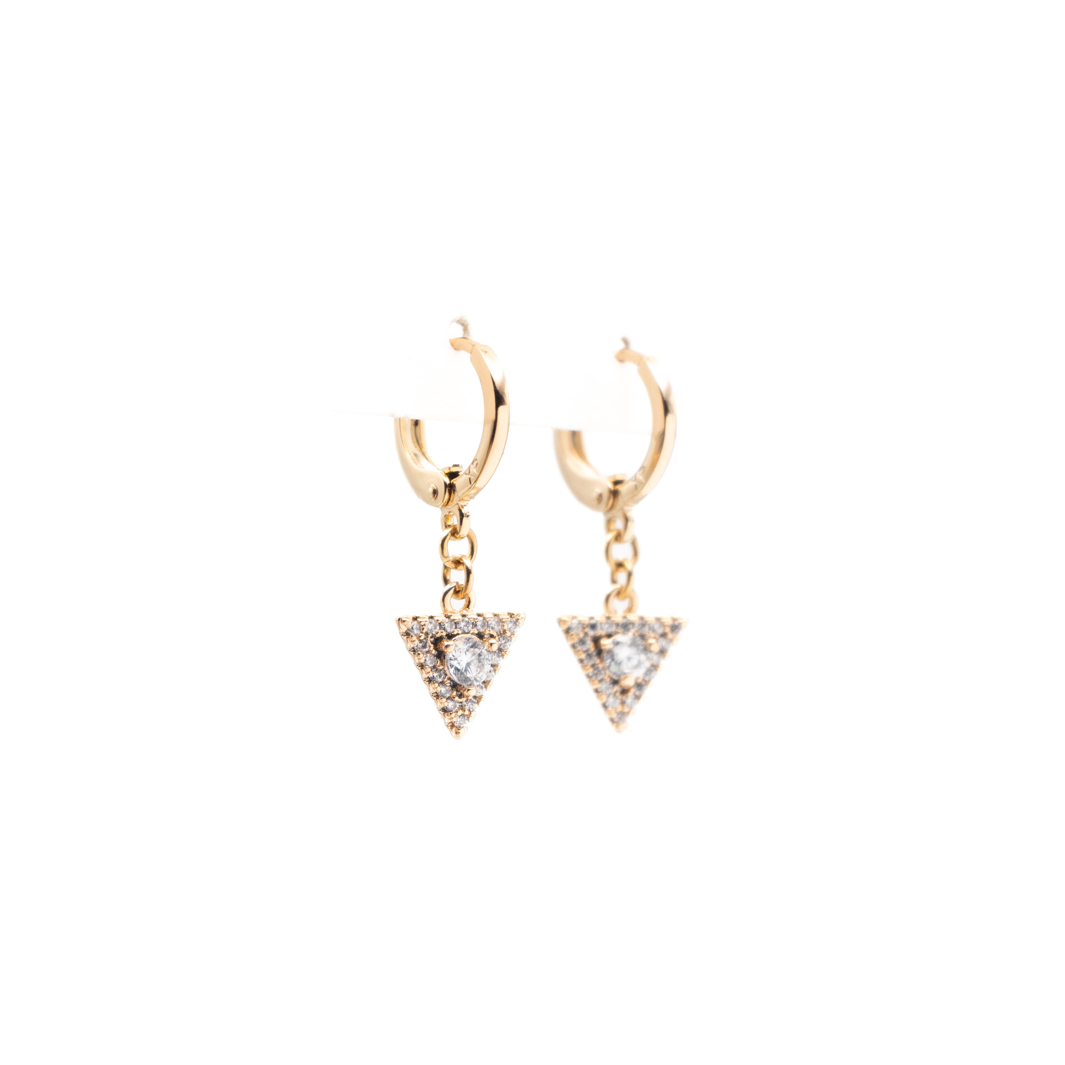 Aretes De Triángulos Colgantes