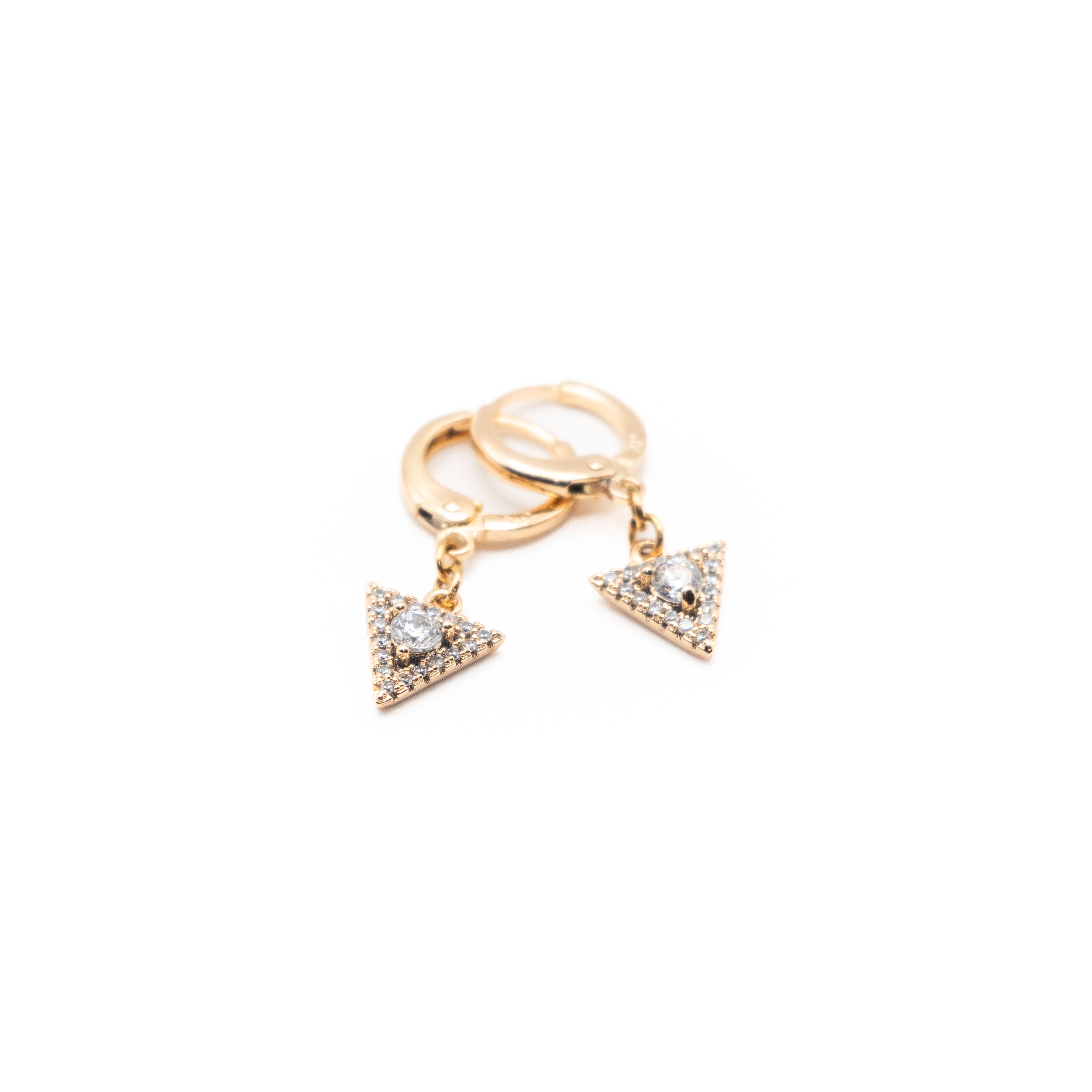Aretes De Triángulos Colgantes