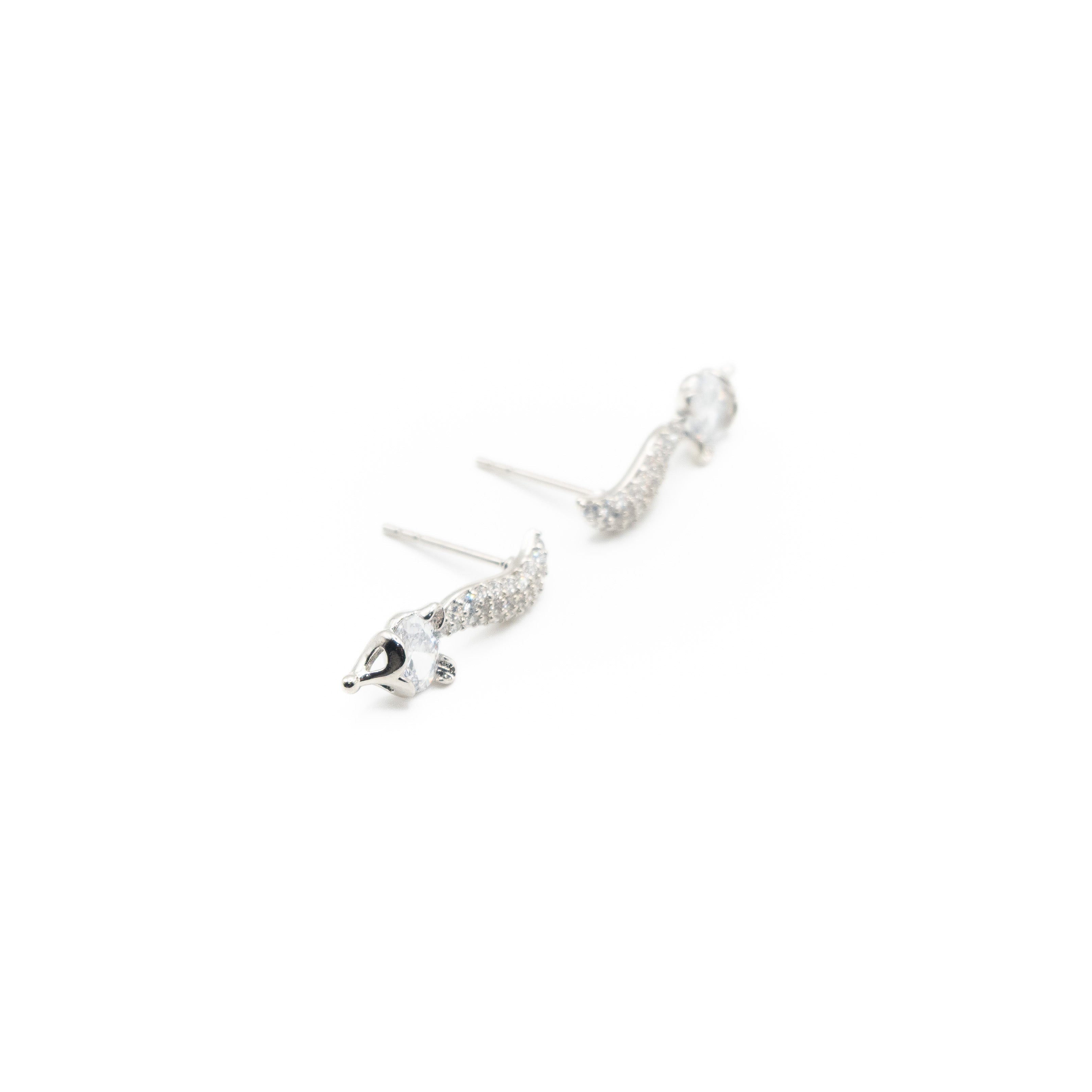 Aretes Zorro Plateado