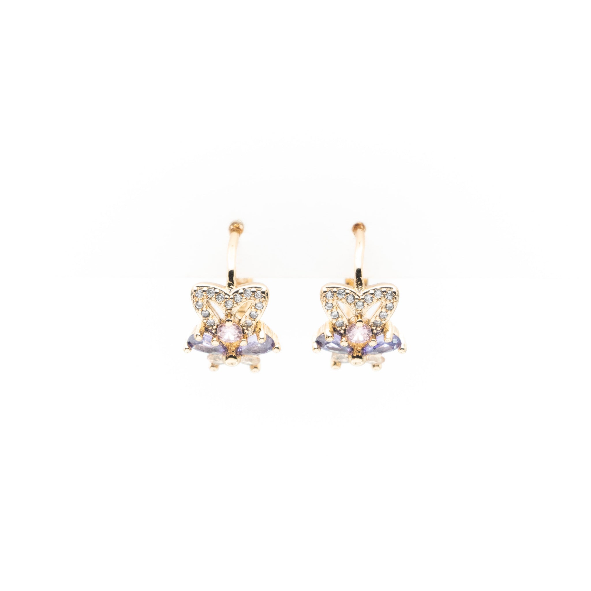 Aretes De Mariposa Strass