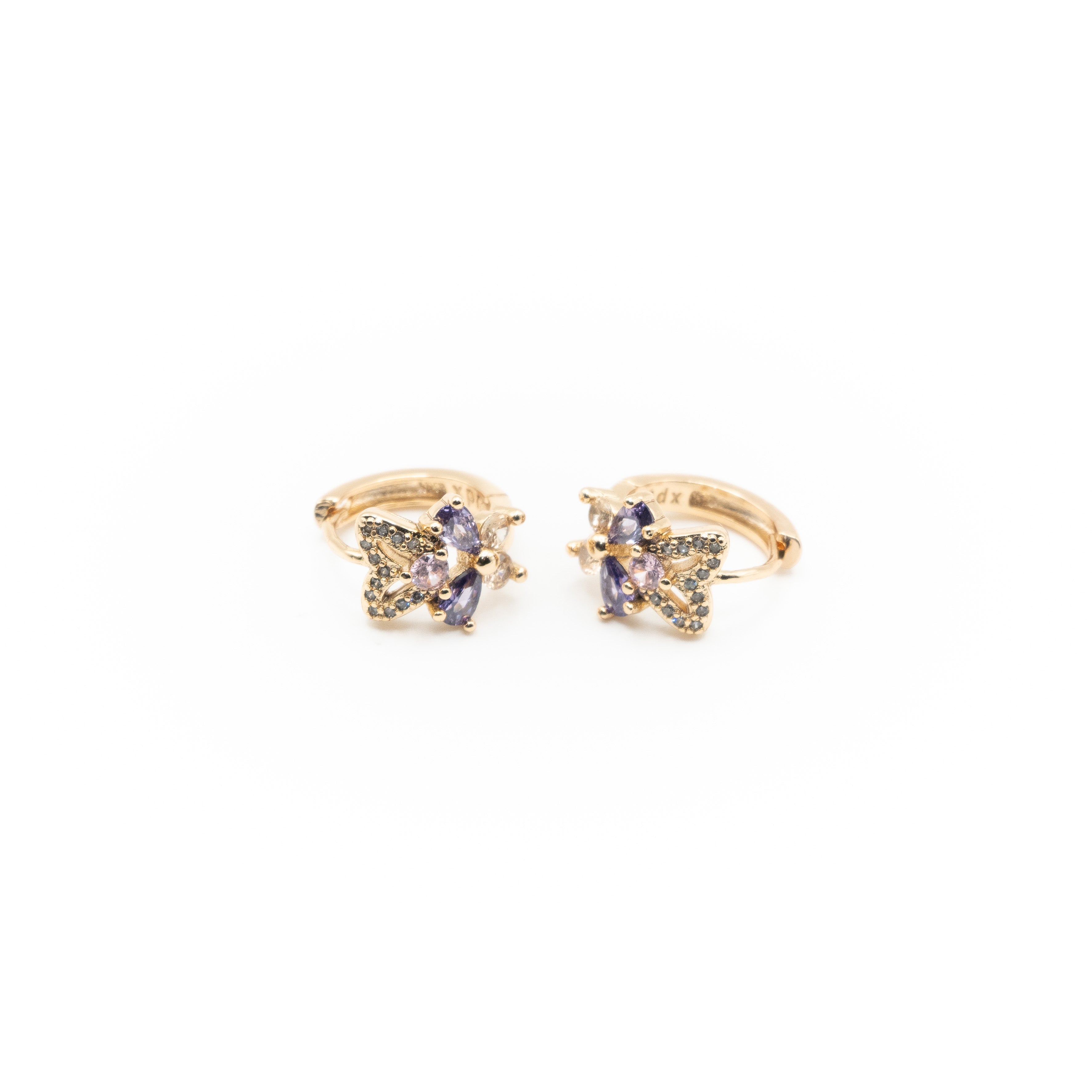 Aretes De Mariposa Strass