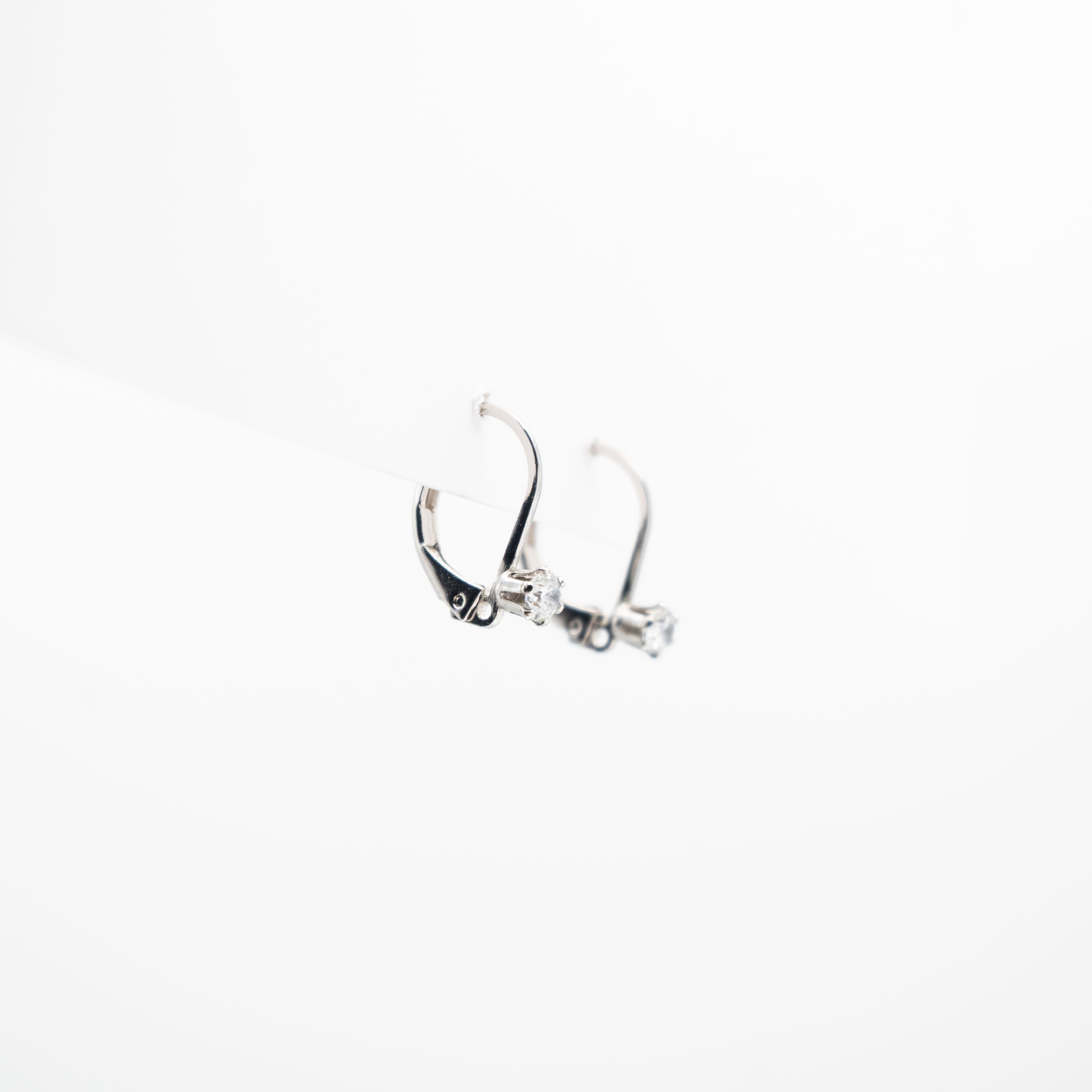 Aretes De Argolla Con Circonia
