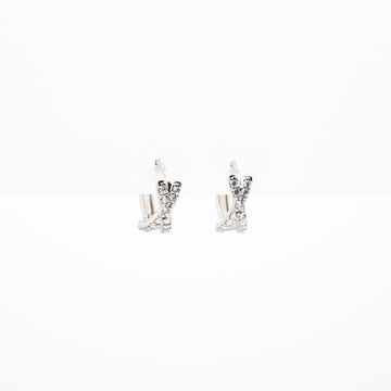 Aretes Con "X" Tipo Strass