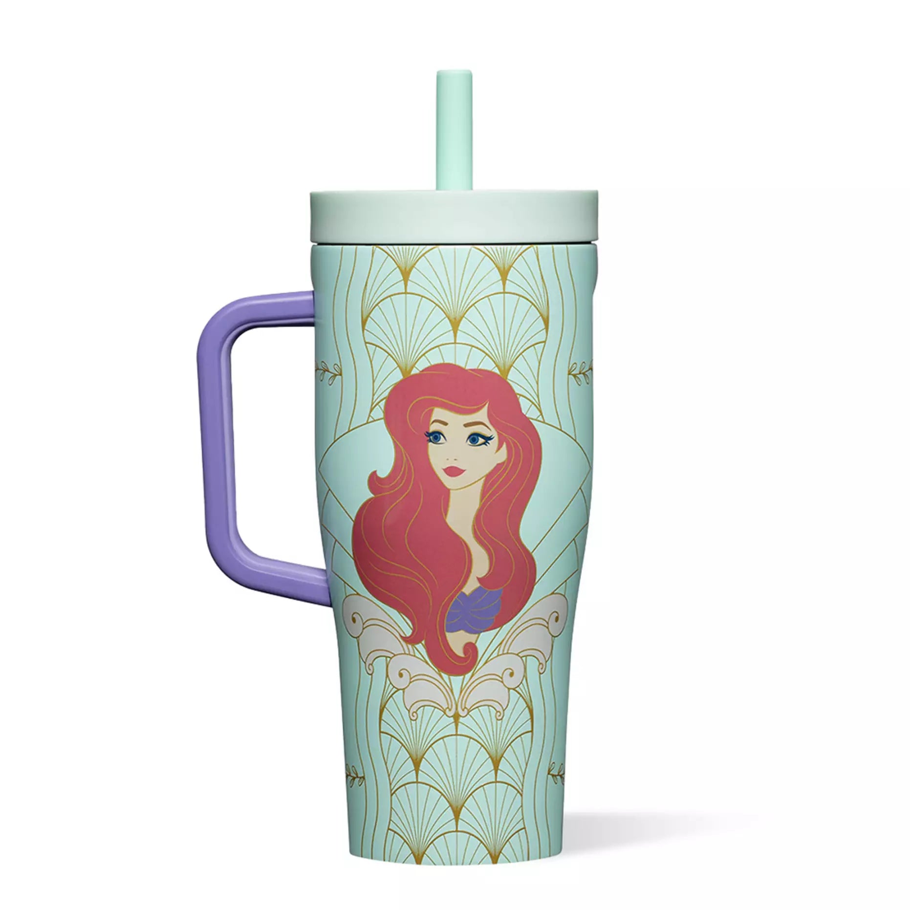 Vaso Cruiser Ariel con Popote – La Sirenita