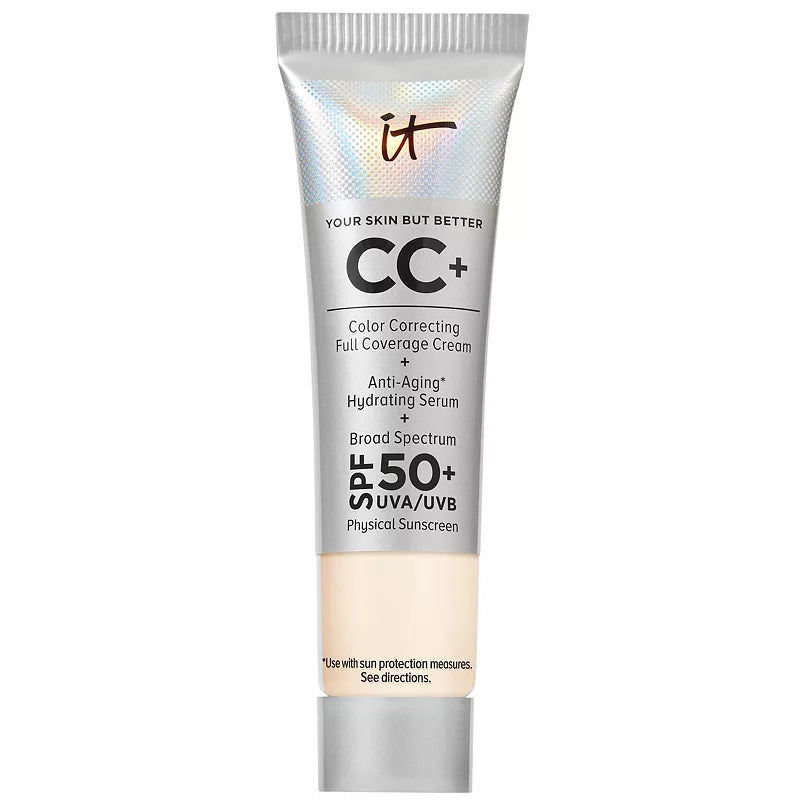 IT Cosmetics CC+ Cream Base de Maquillaje de Cobertura Total con Corrección de Color y SPF 50+