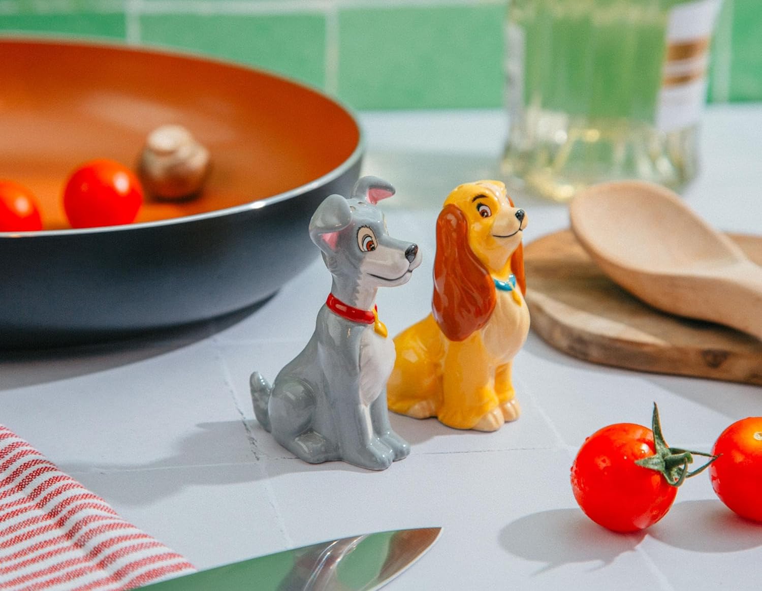 La Dama Y El Vagabundo Salero Y Pimentero