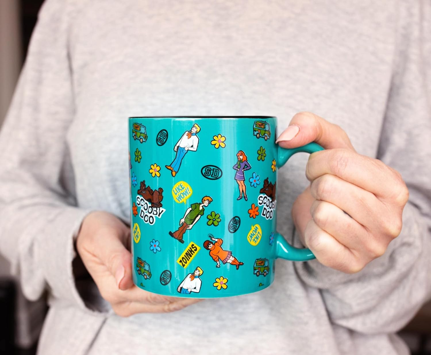 Scooby Doo Taza Iconos Allover