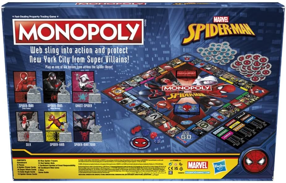 Hombre Araña Monopolio Spider Man Monopoly