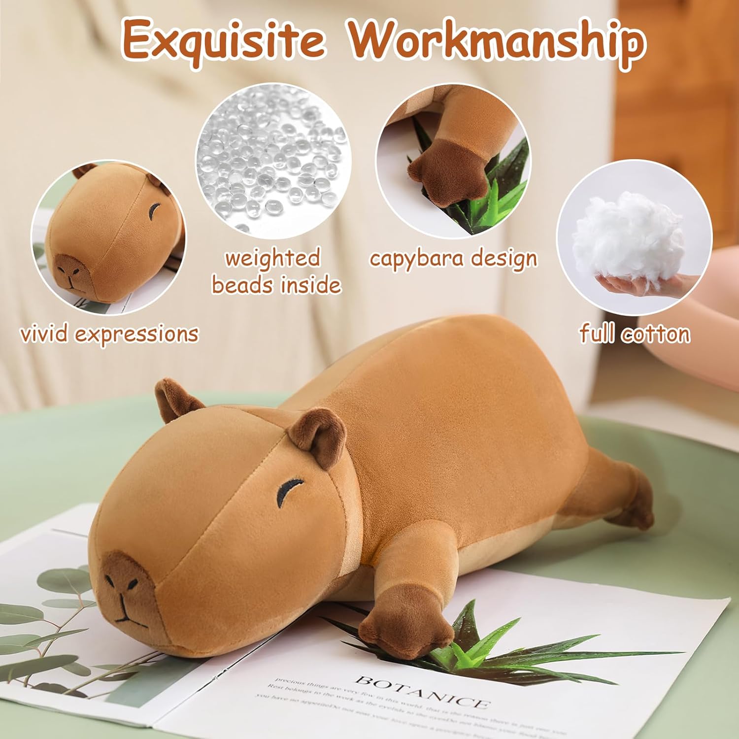 Peluche Capybara Para la ansiedad