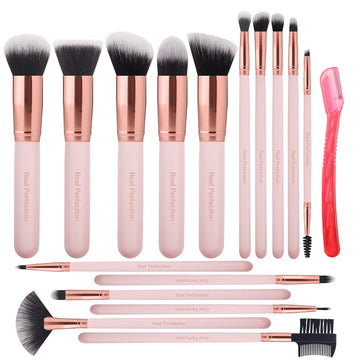 Set De Brochas 16 Piezas Real Perfection