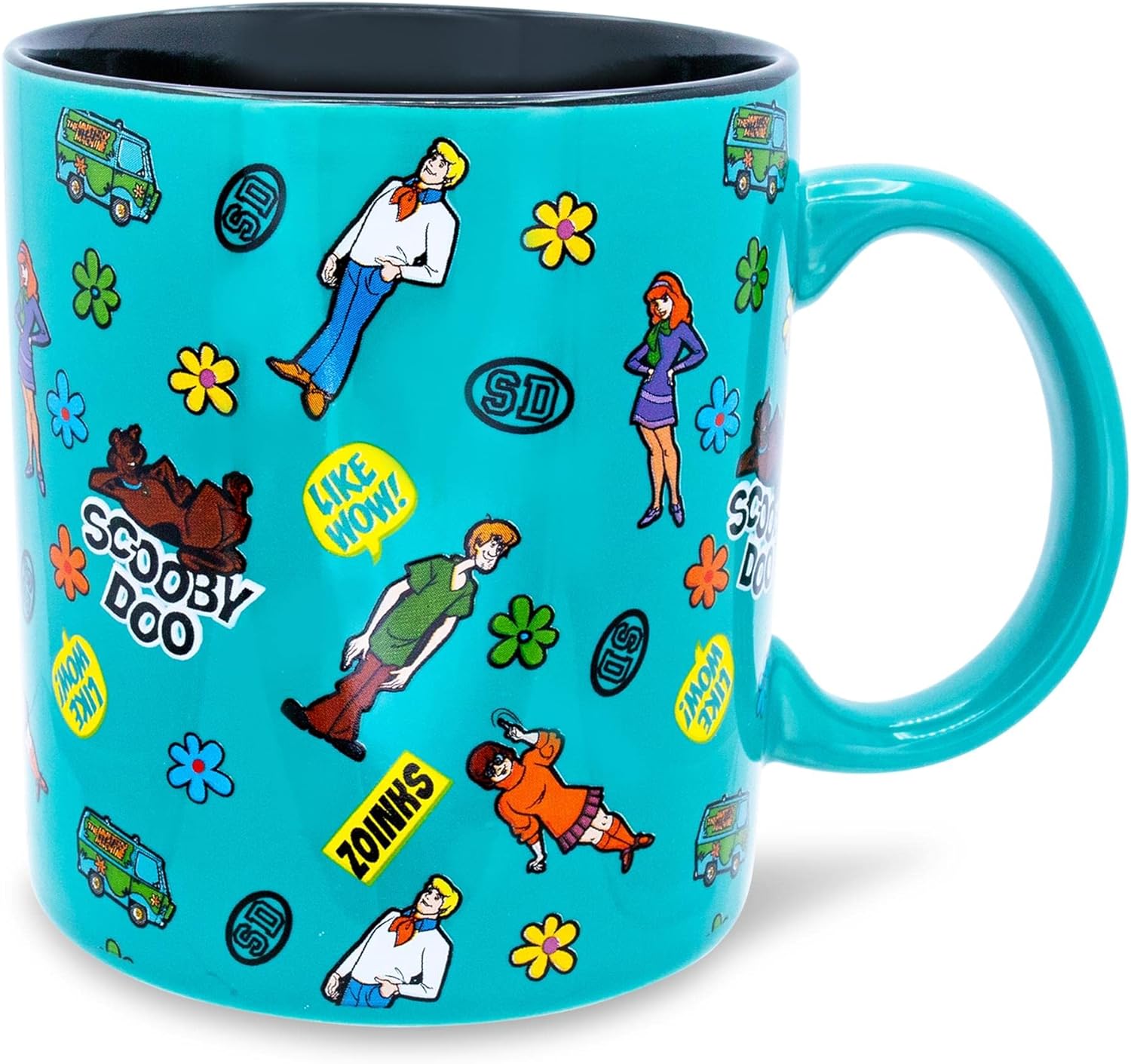 Scooby Doo Taza Iconos Allover