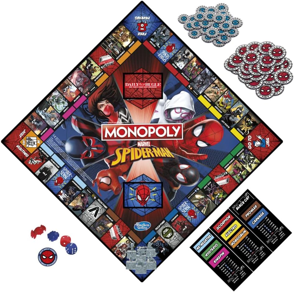 Hombre Araña Monopolio Spider Man Monopoly