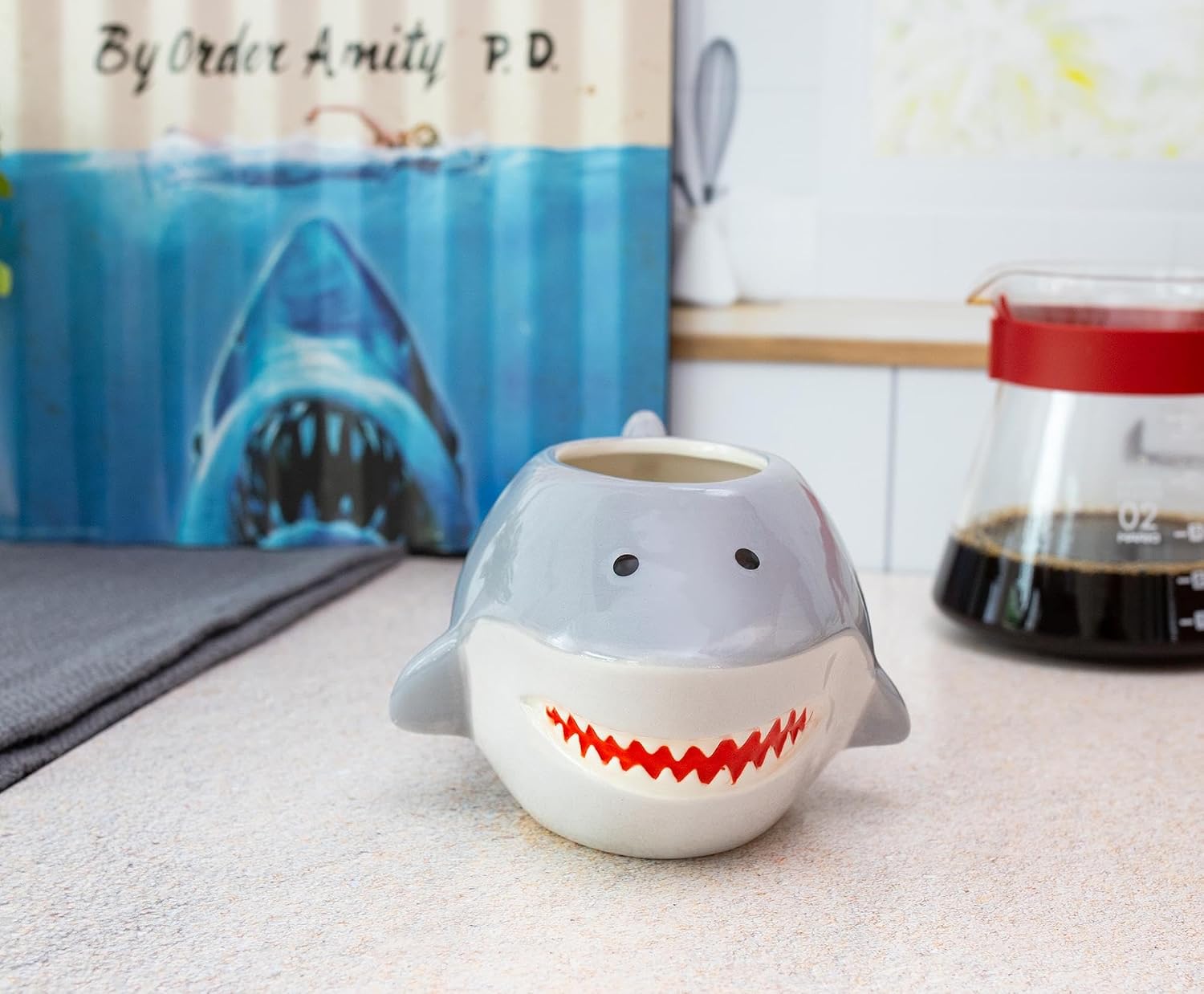 Taza Jaws Tiburon 3D