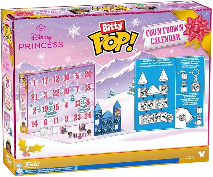 Calendario de Adviento Funko Pop! Bitty Princesas de Disney
