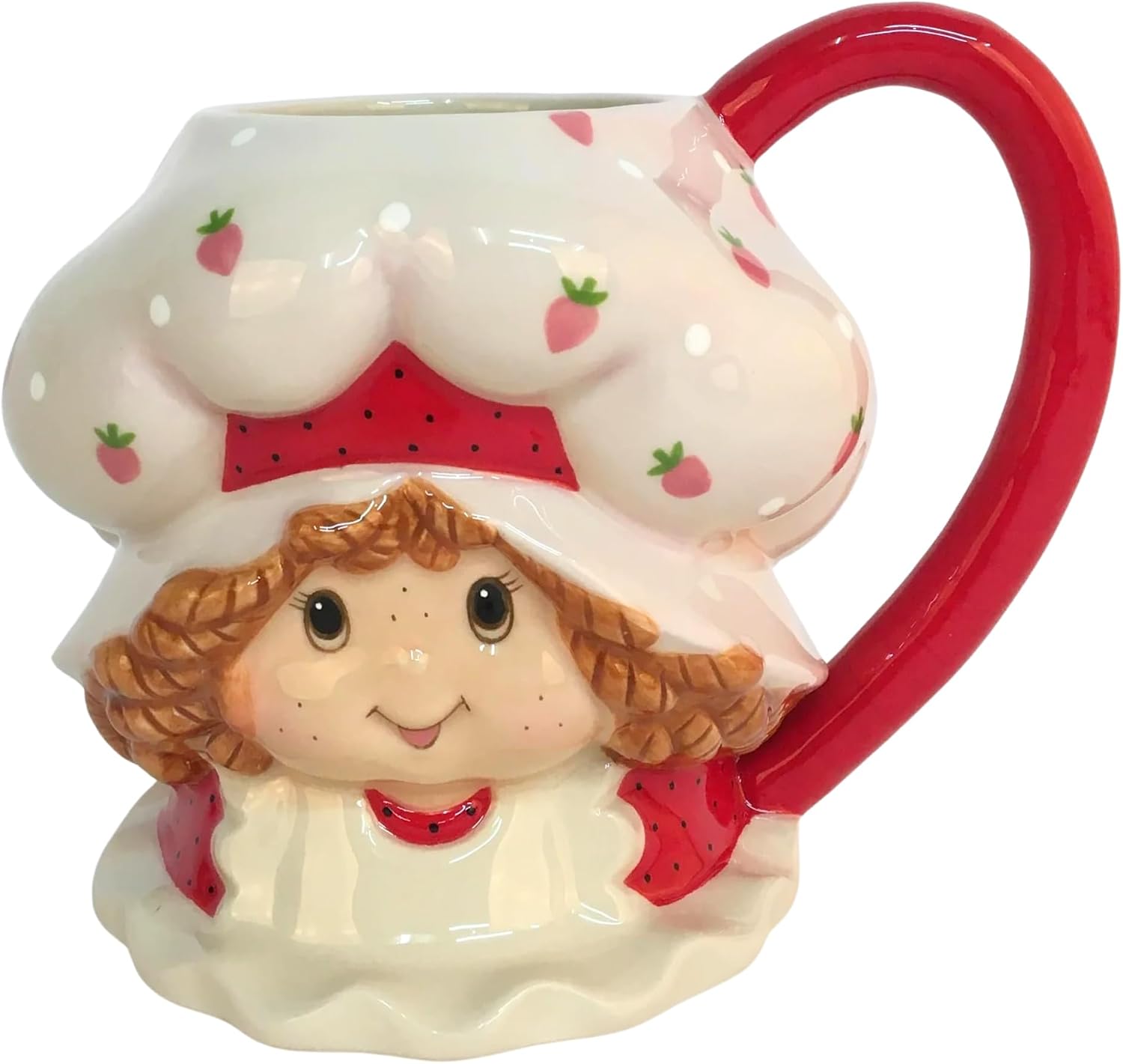 Rosita Fresita Taza Artesanal Rostro 3D