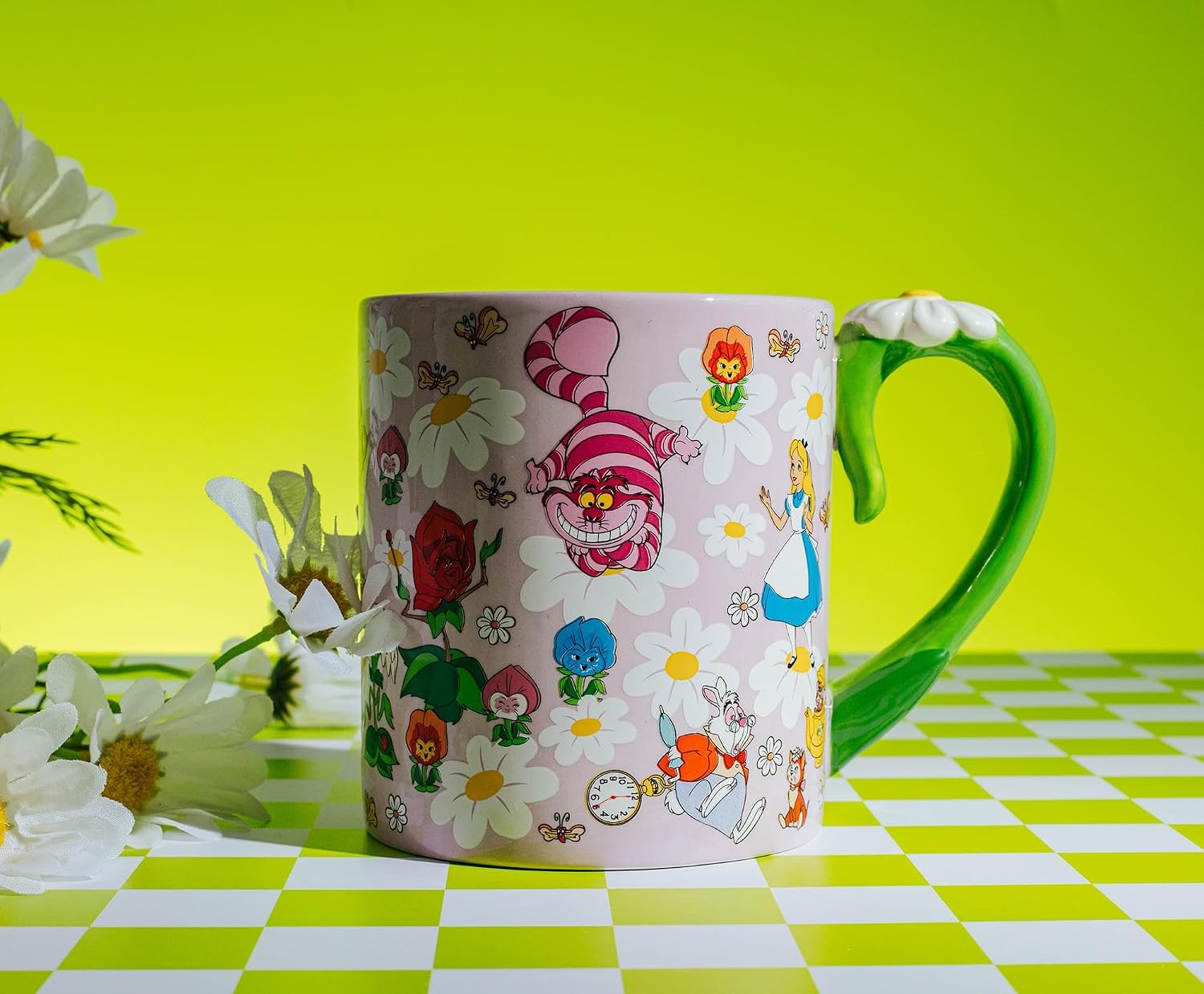 Alicia En El Pais De Las Maravillas Taza Jumbo Allover
