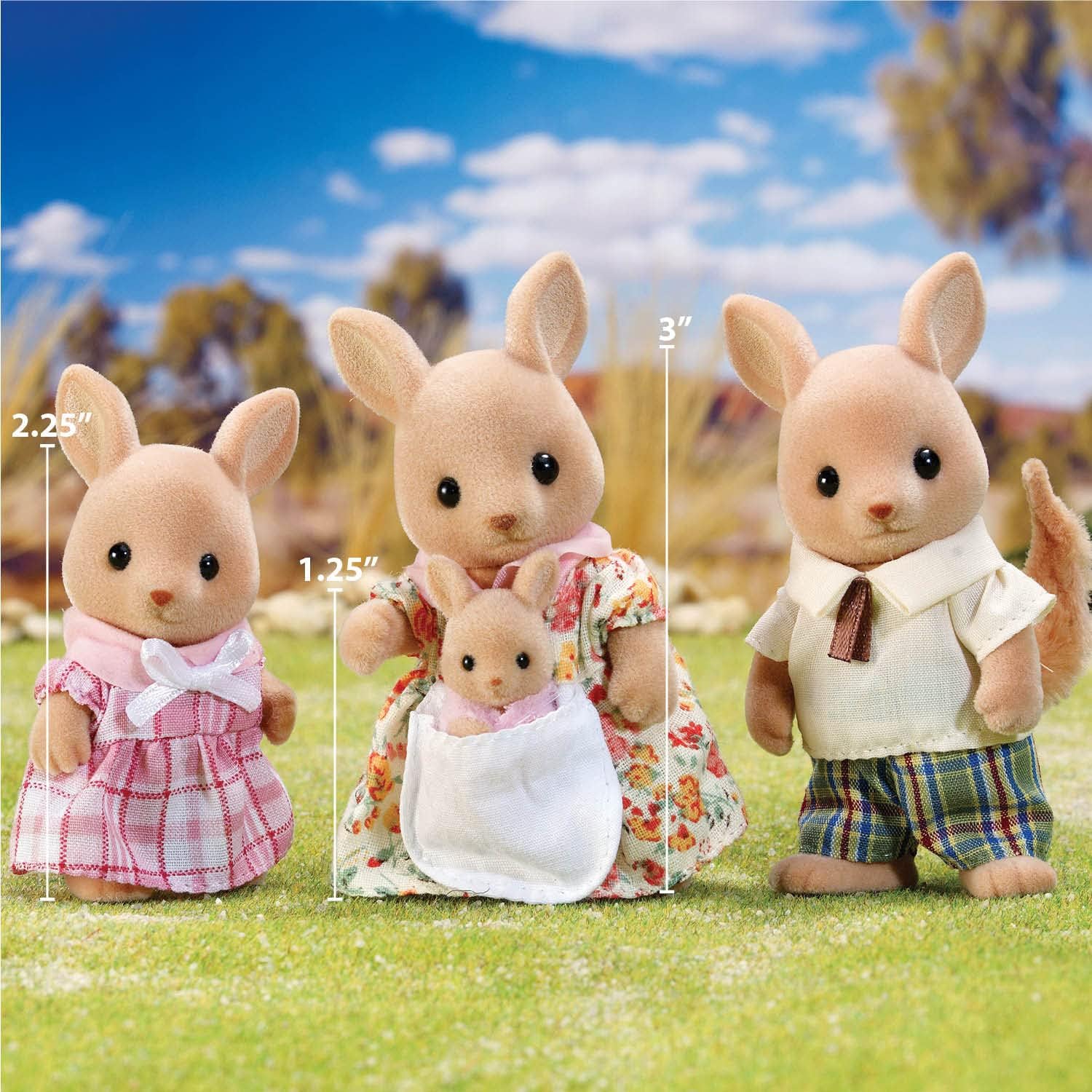 Ternurines Calico Critters - Familia de Kanguros