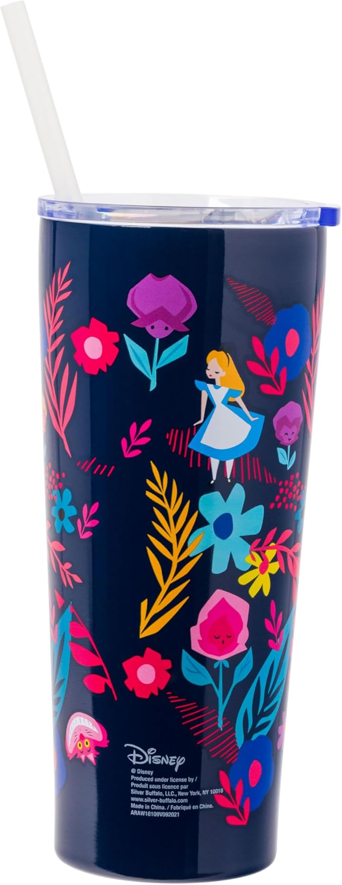 Vaso Alicia en el país de las maravillas