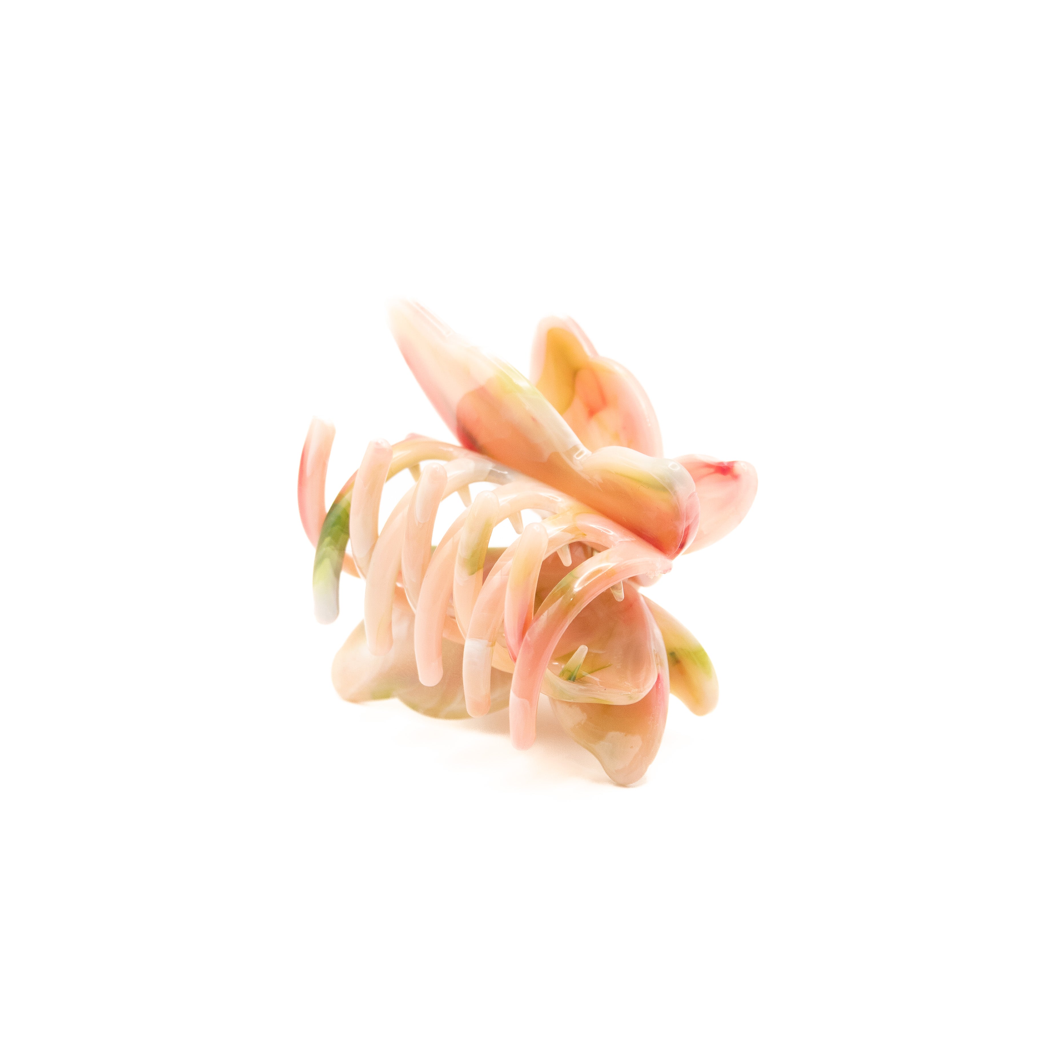 Pinza Mariposa Rosa Y Verde