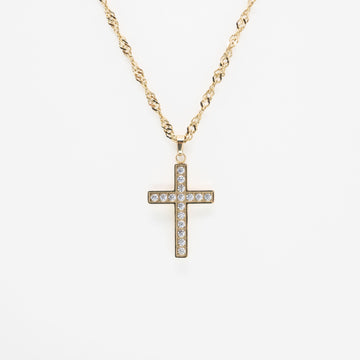 Collar De Cruz Strass
