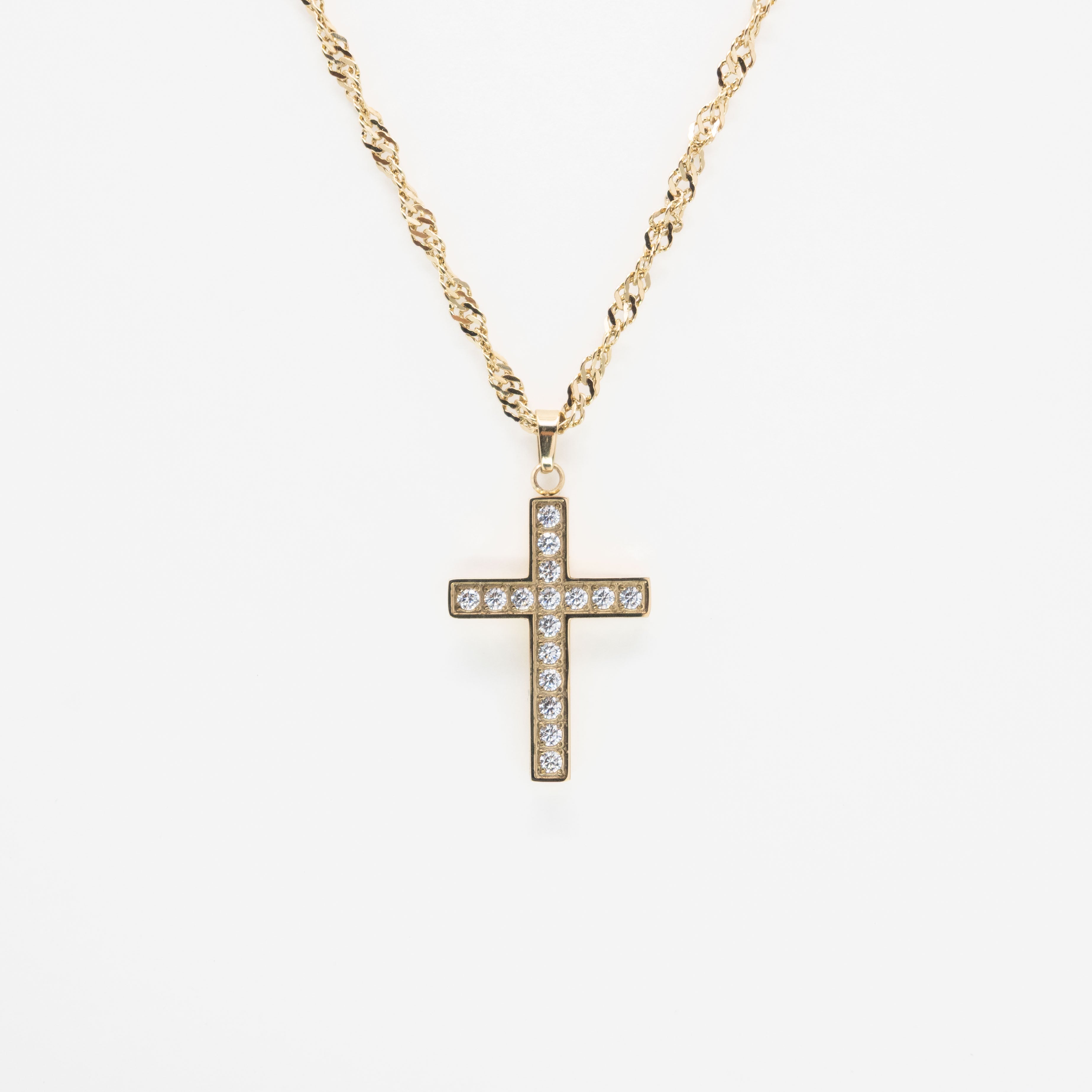 Collar De Cruz Strass