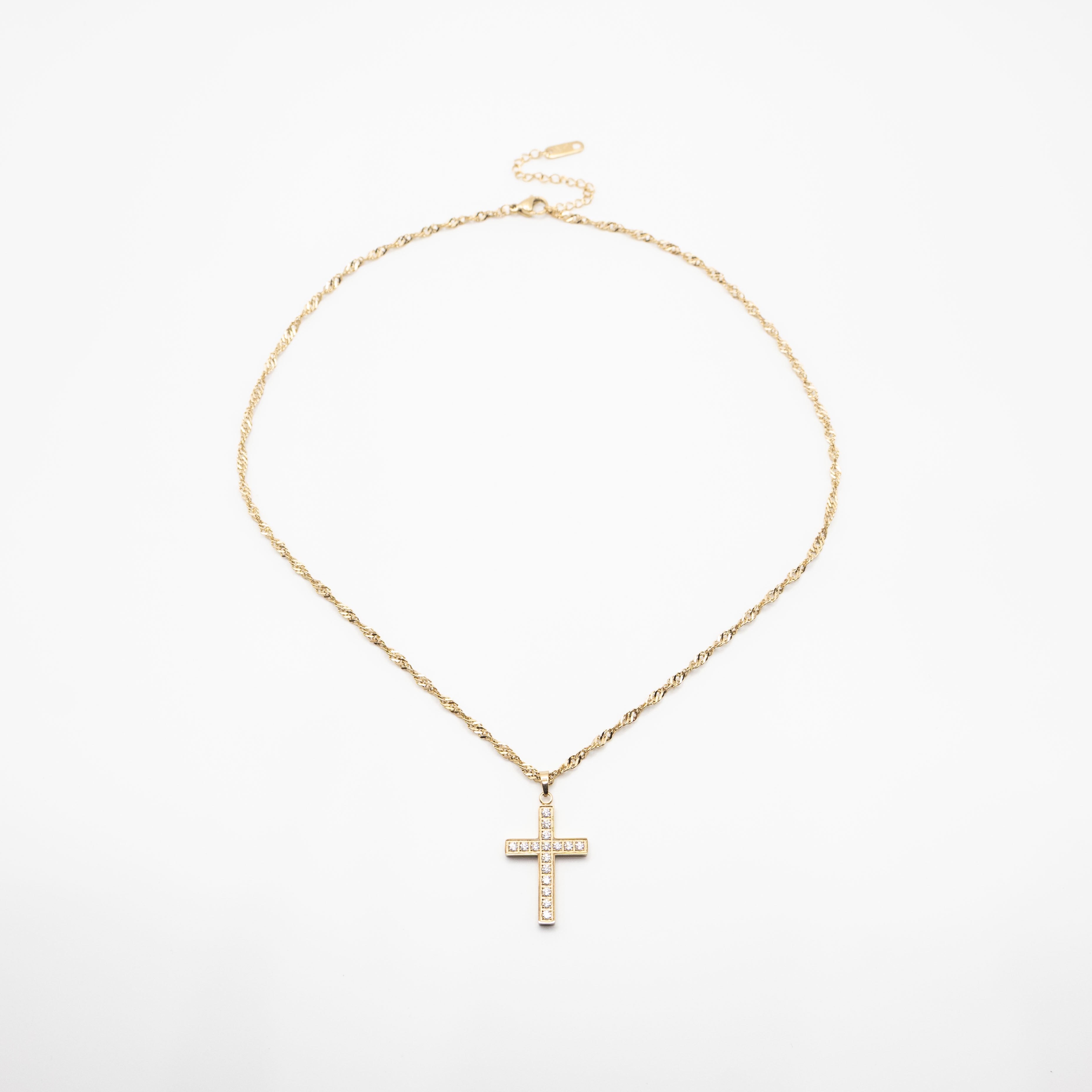 Collar De Cruz Strass