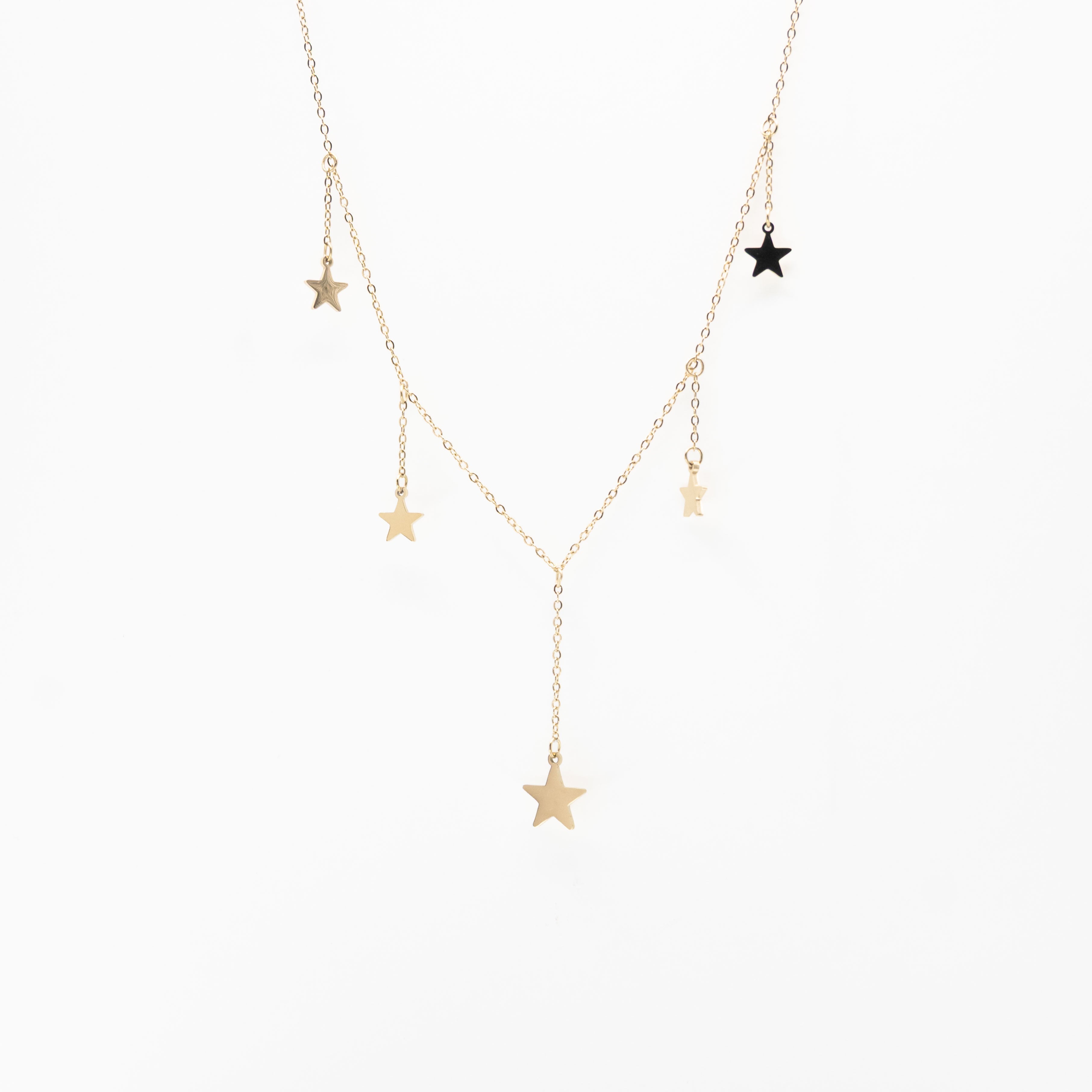 Collar Multidije De Estrellas Colgantes