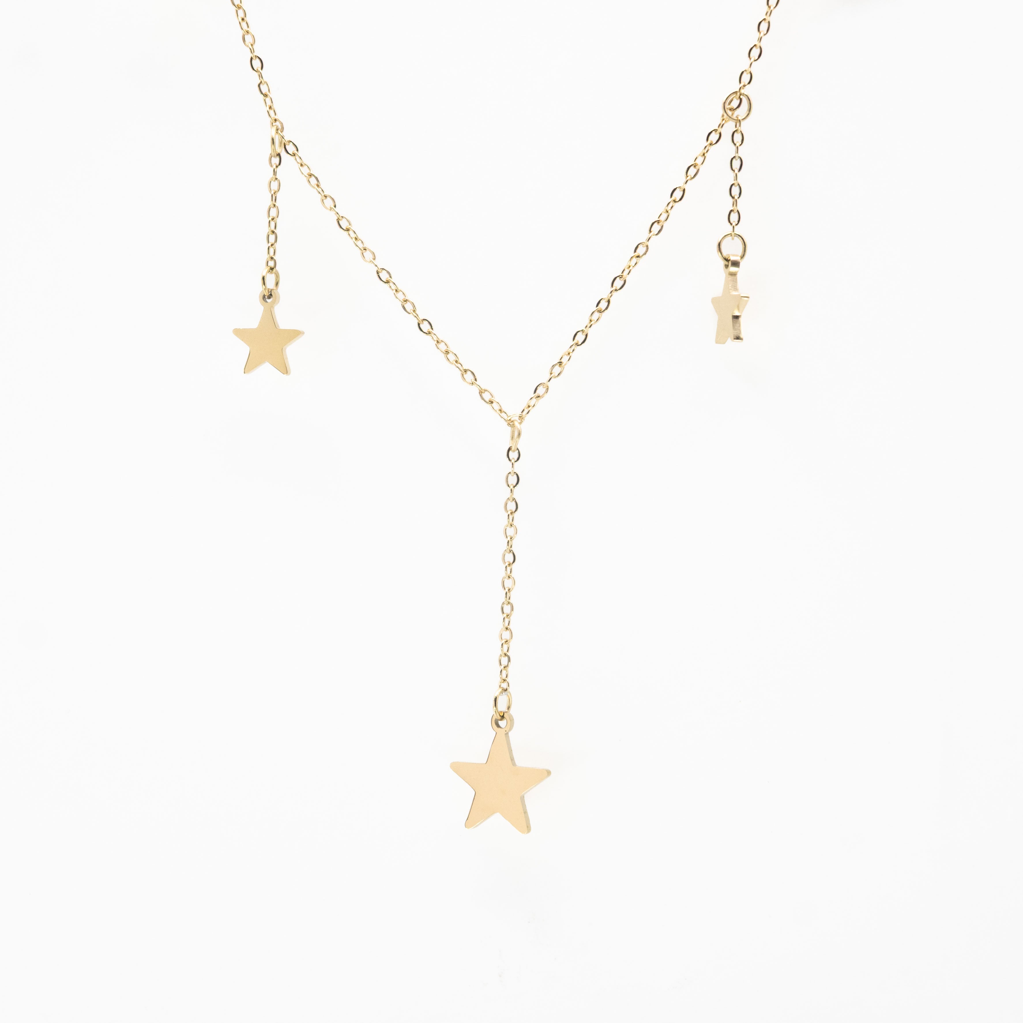 Collar Multidije De Estrellas Colgantes