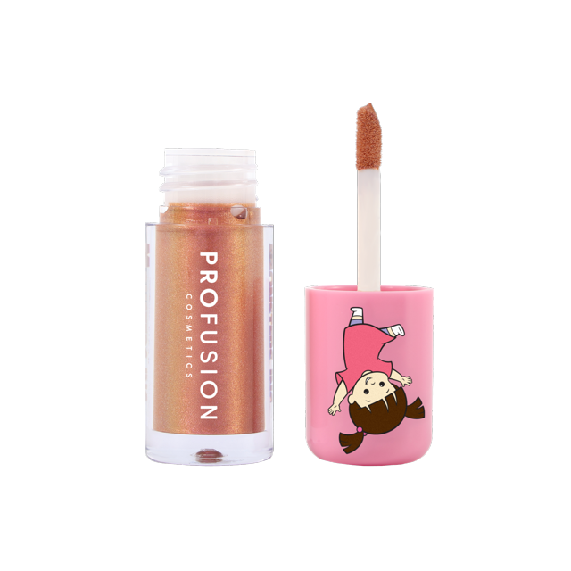 Dúo de *toppers* con acabado cromado Profusion Cosmetics Monsters Inc. (Boo + Randall) y llavero