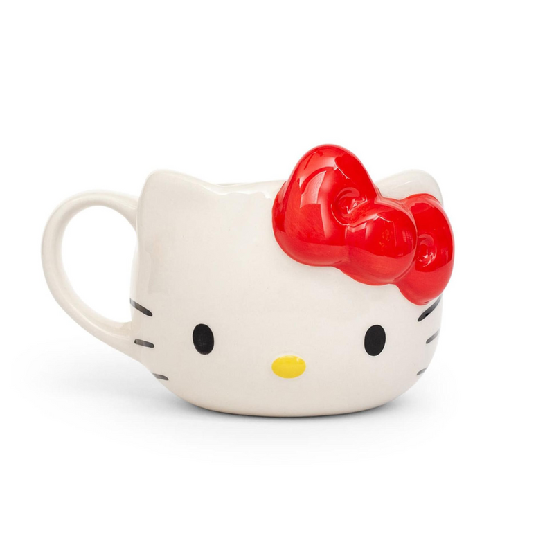 Hello Kitty Taza Moño Rojo