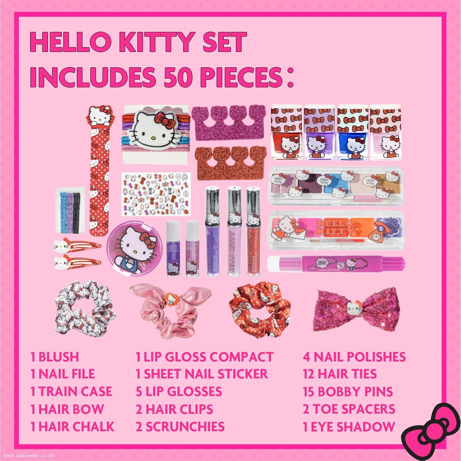 Hello Kitty Set De Uñas Regalo