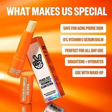 Peace Out 6% Vitamin C Brightening Eye Treatment Glow Stick