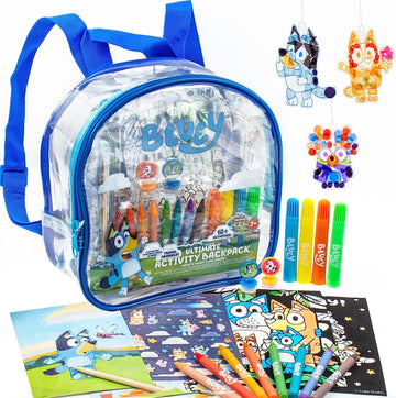 Bluey Mochila Colores Dibujo