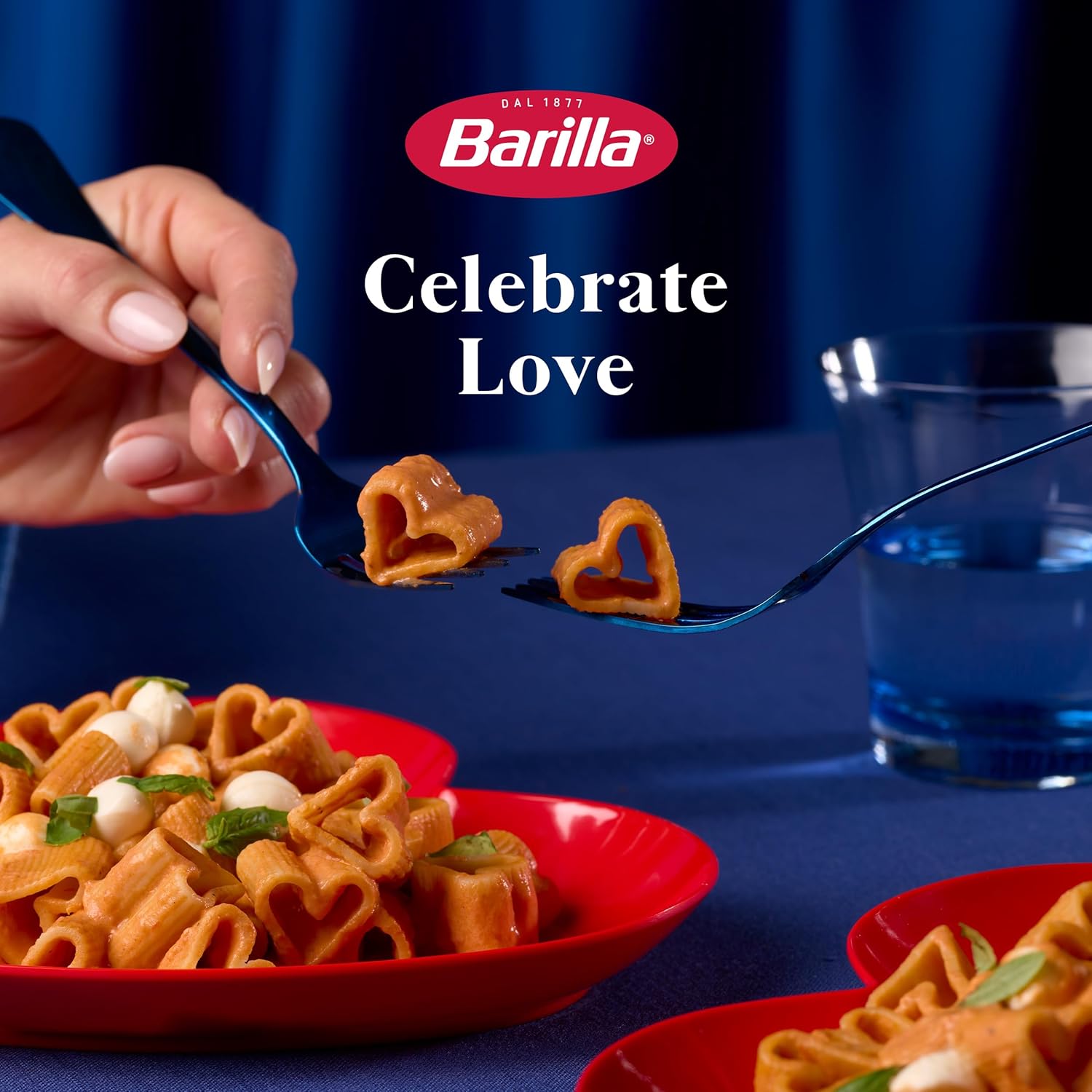 Barilla Edición Limitada Love Pasta, Pasta en Forma de Corazón No Transgénica Hecha con Sémola de Trigo Duro - Certificada Kosher, Caja de 12 oz