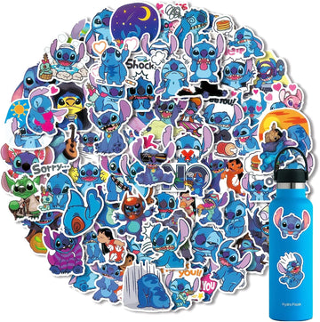 Stitch Calcamonias Set Stickers 100 Piezas