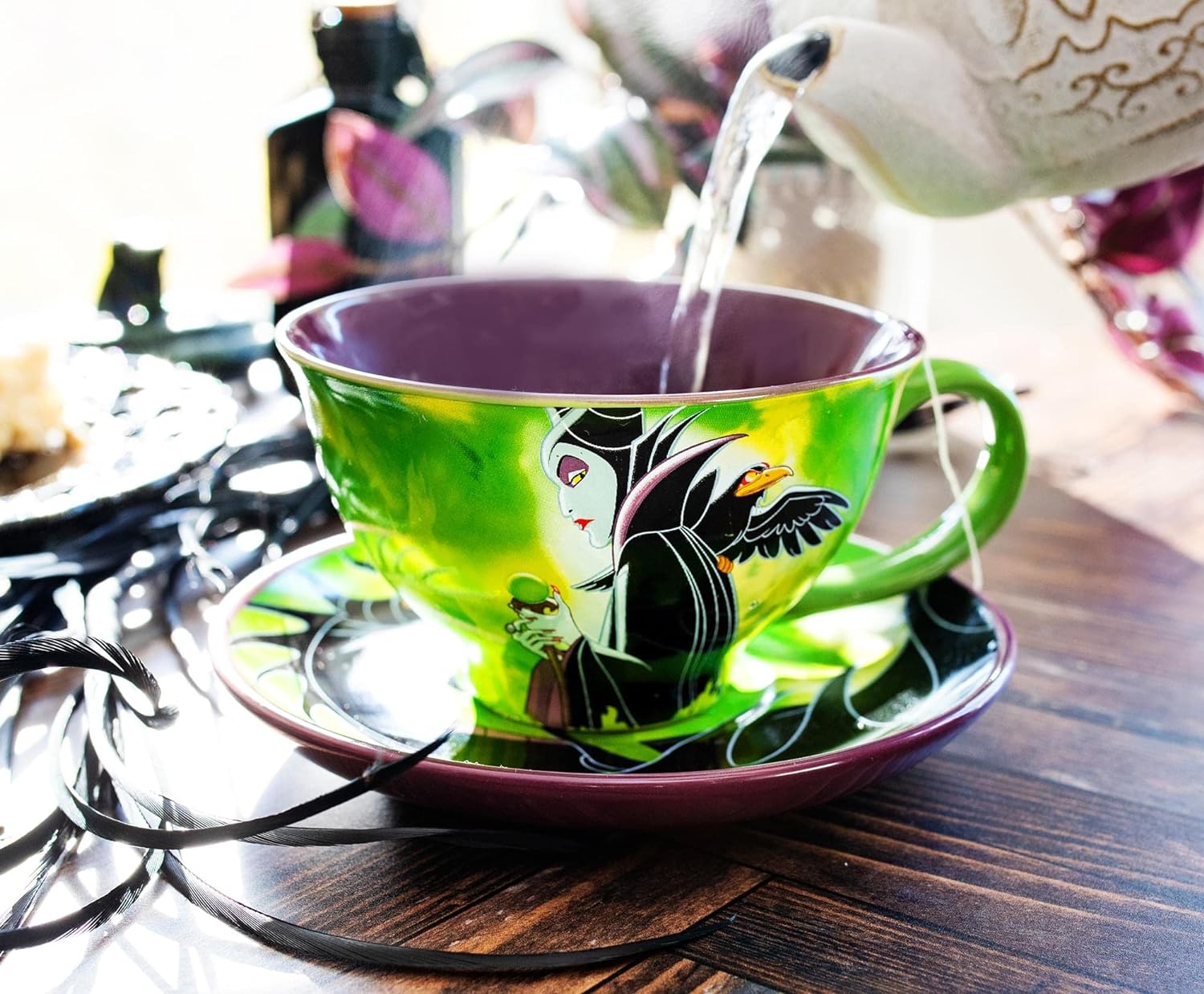 Malefica Taza Con Plato SDCC 2022