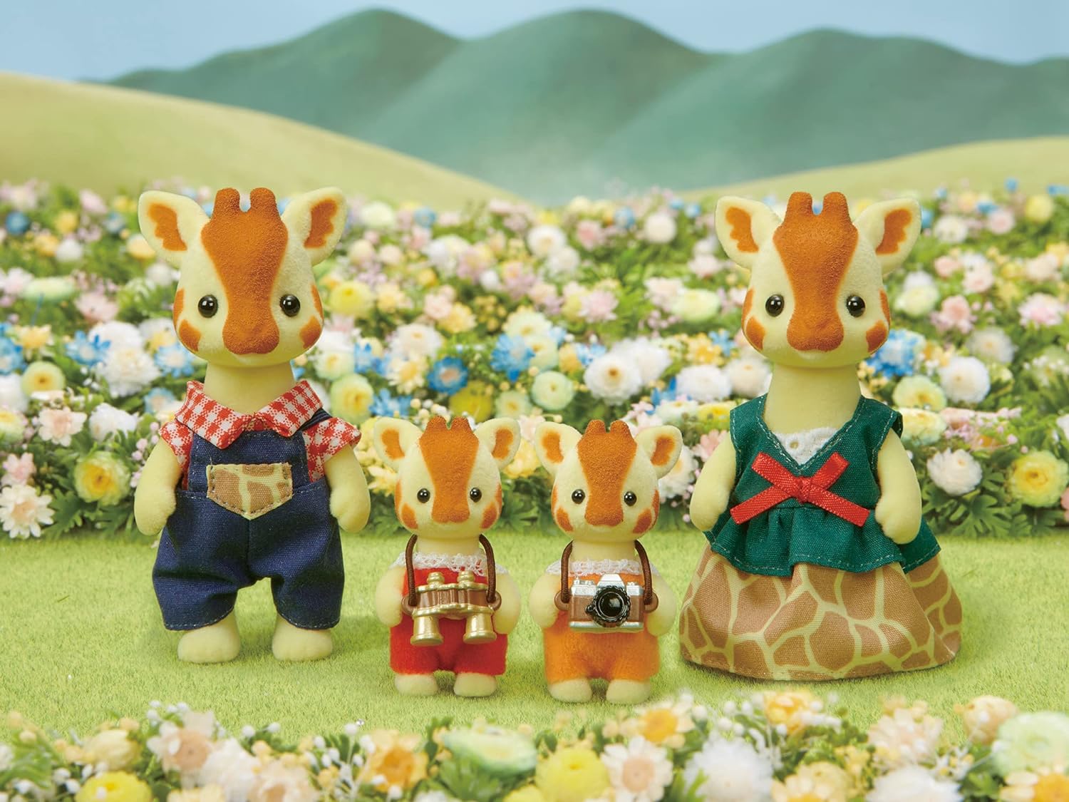 Ternurines Calico Critters - Familia de Jirafas