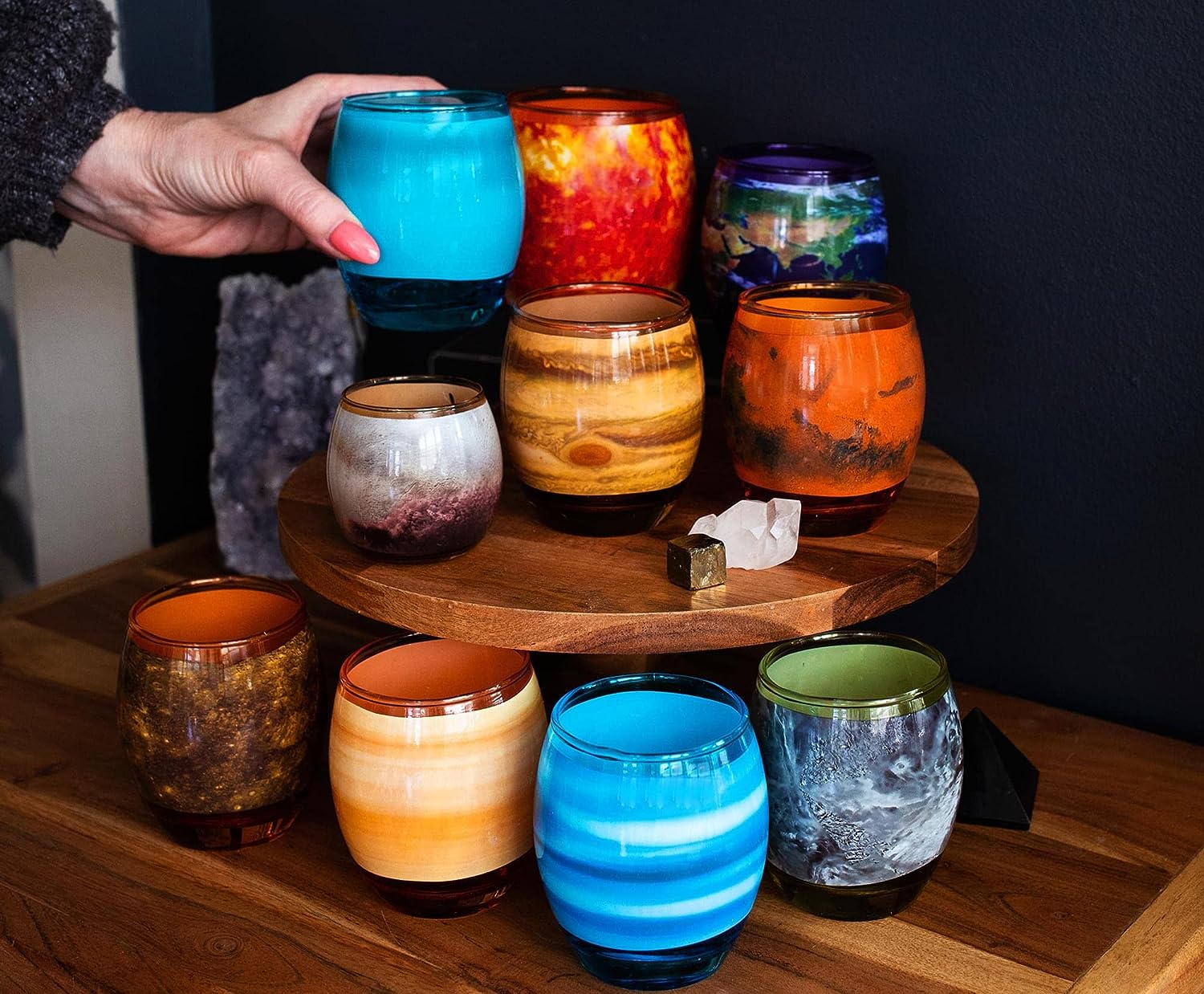 Sistema Solar Vasos Set