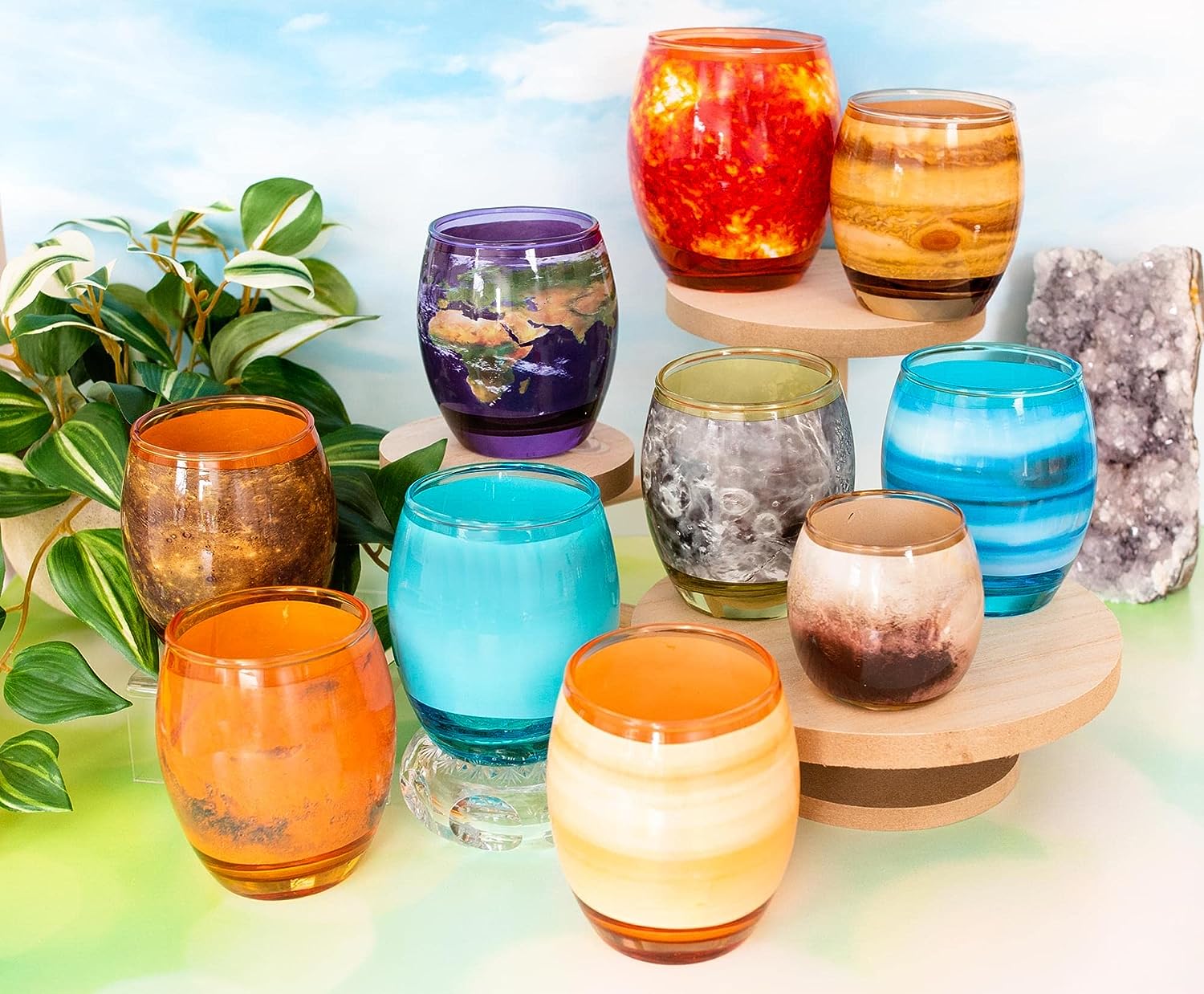 Sistema Solar Vasos Set