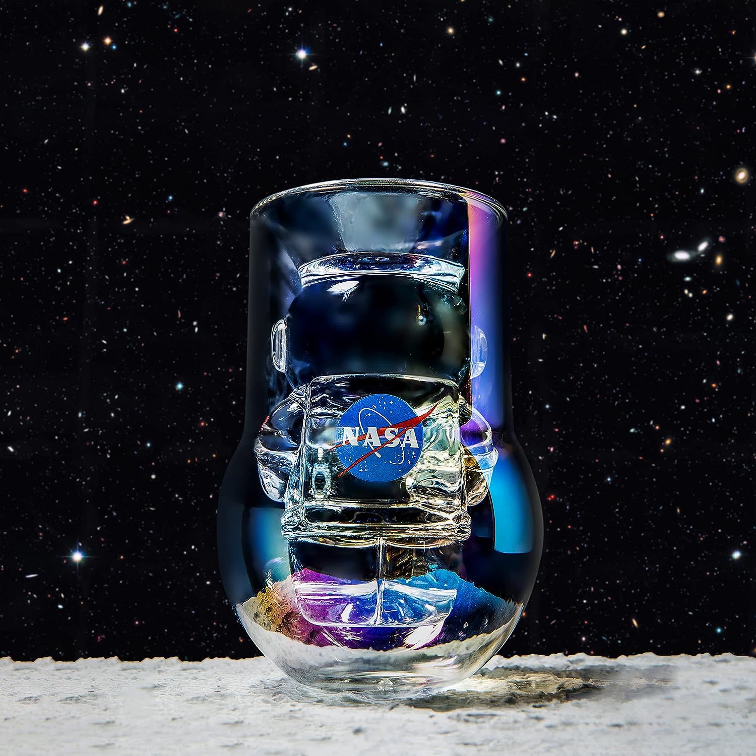 Nasa Vaso Cristal Astronauta